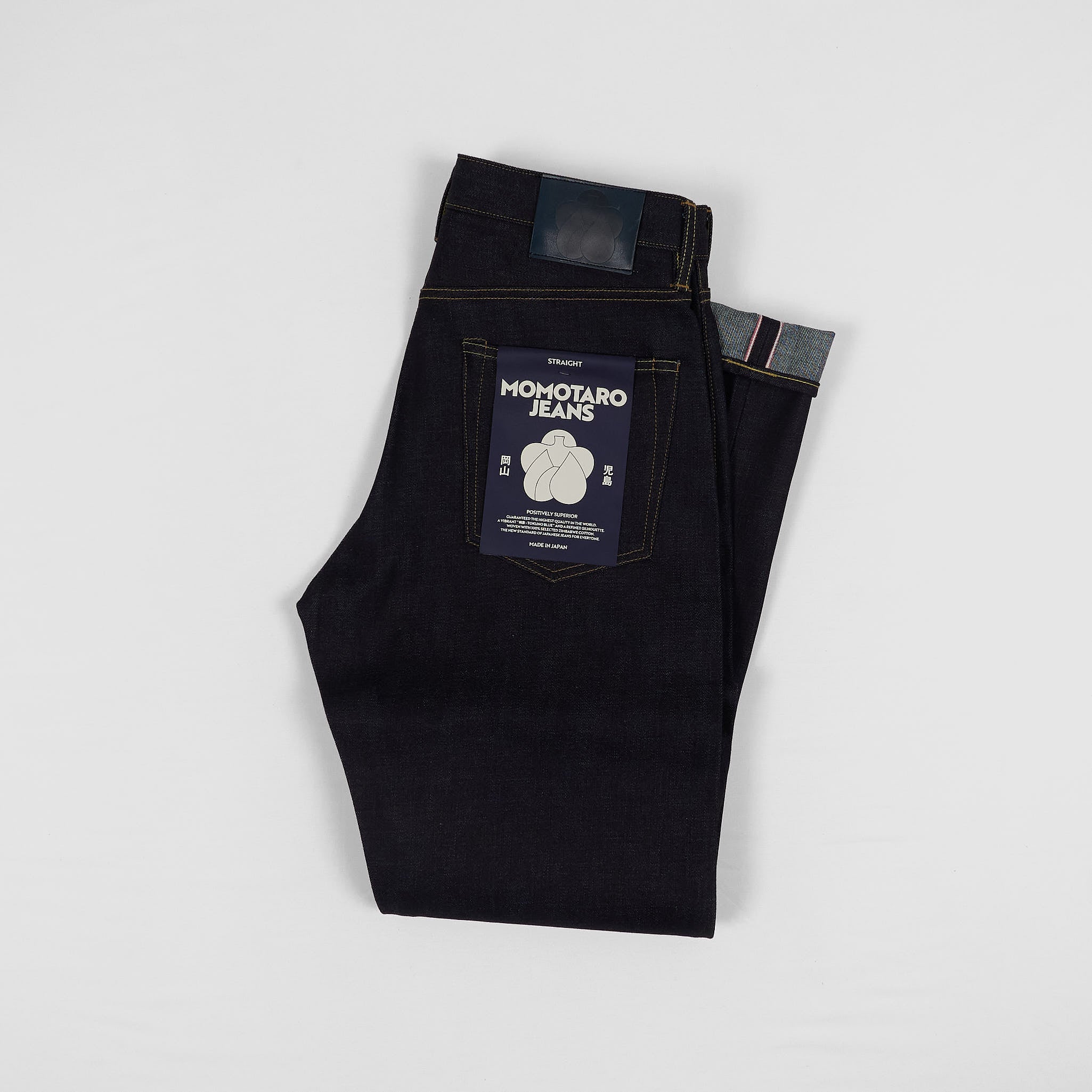 MOMOTARO JEANS Premium Japanese Denim Straight Leg Fitted 5 Pocket