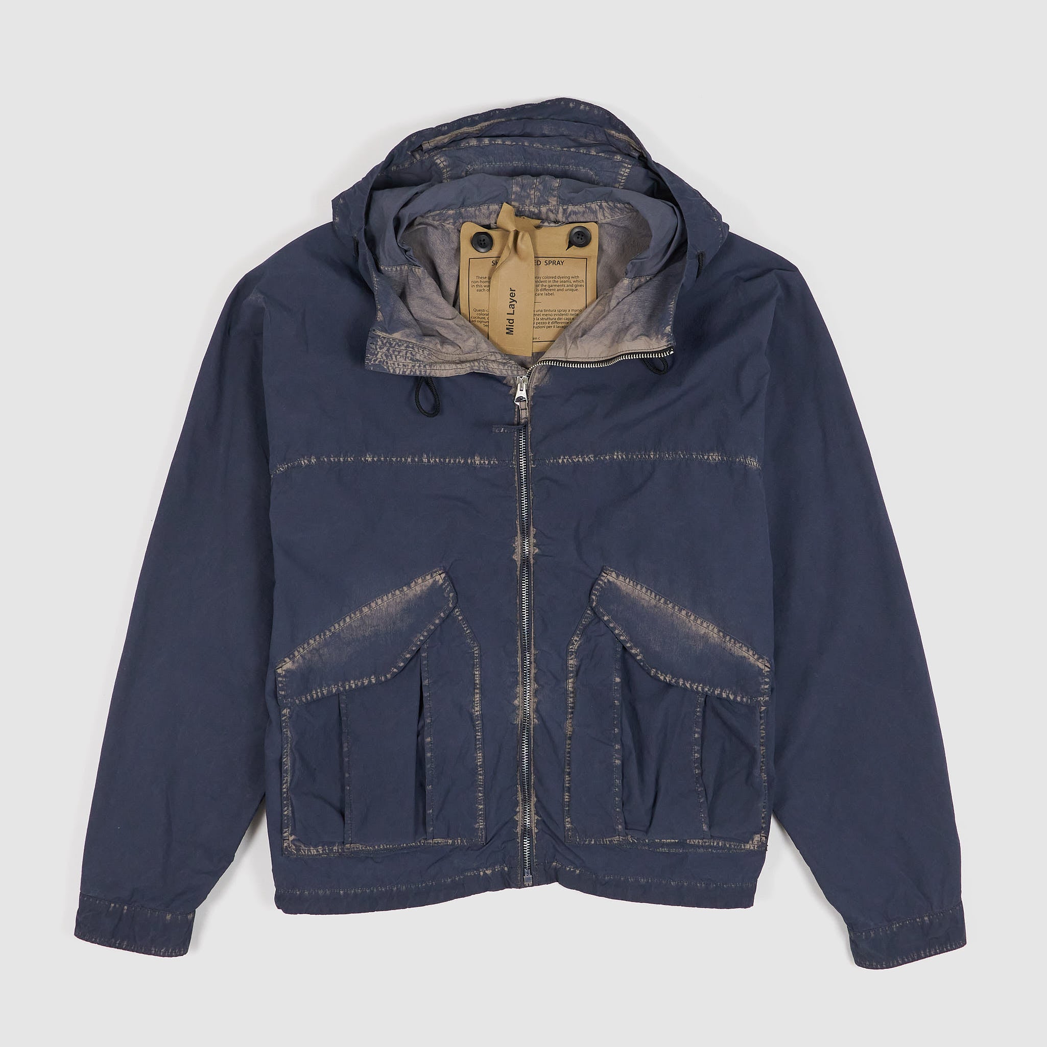 Ten C Faded Wind Breaker Hooded Jacket DeeCee style