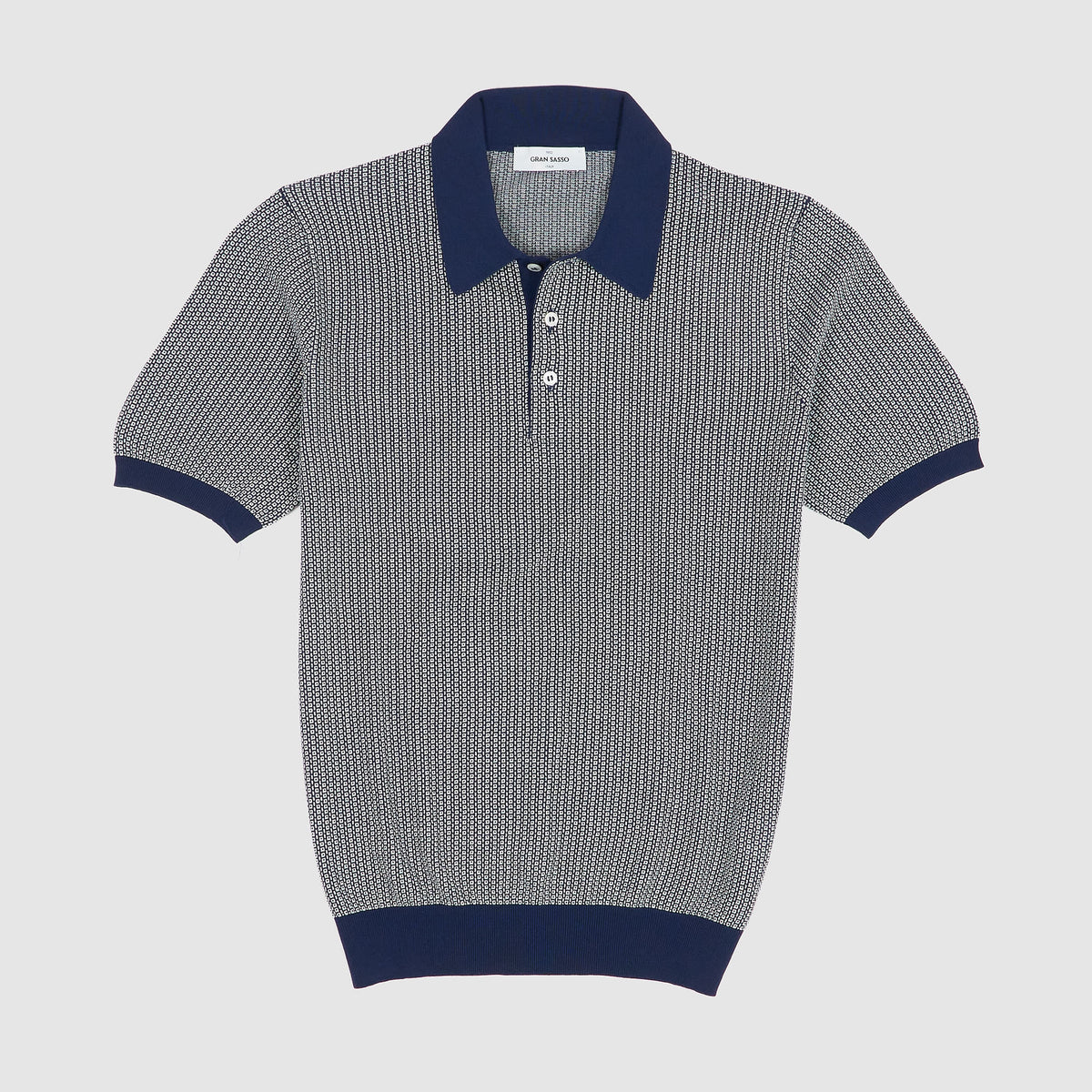 Gran Sasso Short Sleeve Tennis Polo Shirt