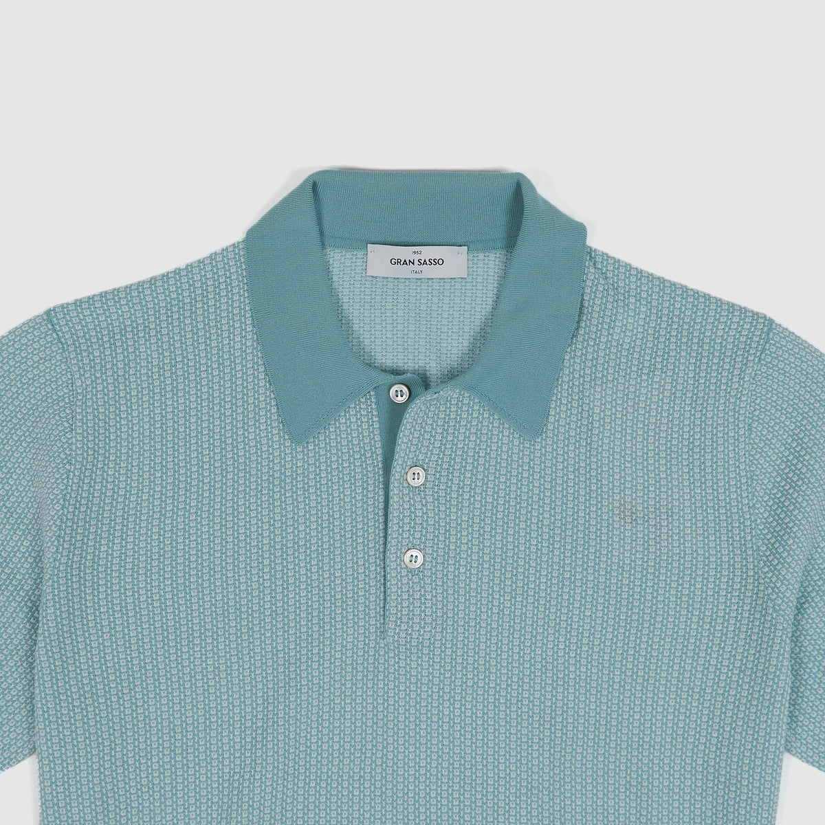 Gran Sasso Short Sleeve Tennis Polo Shirt