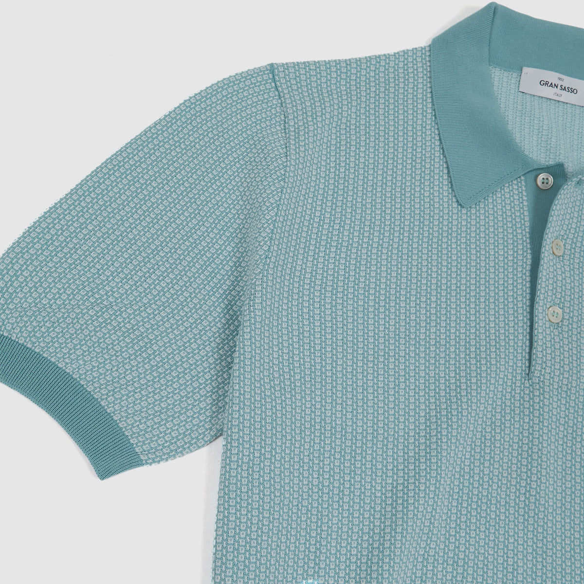 Gran Sasso Short Sleeve Tennis Polo Shirt