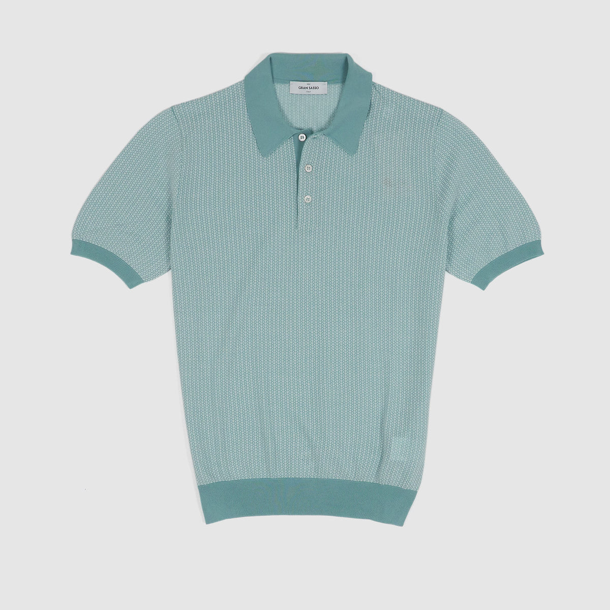 Gran Sasso Short Sleeve Tennis Polo Shirt