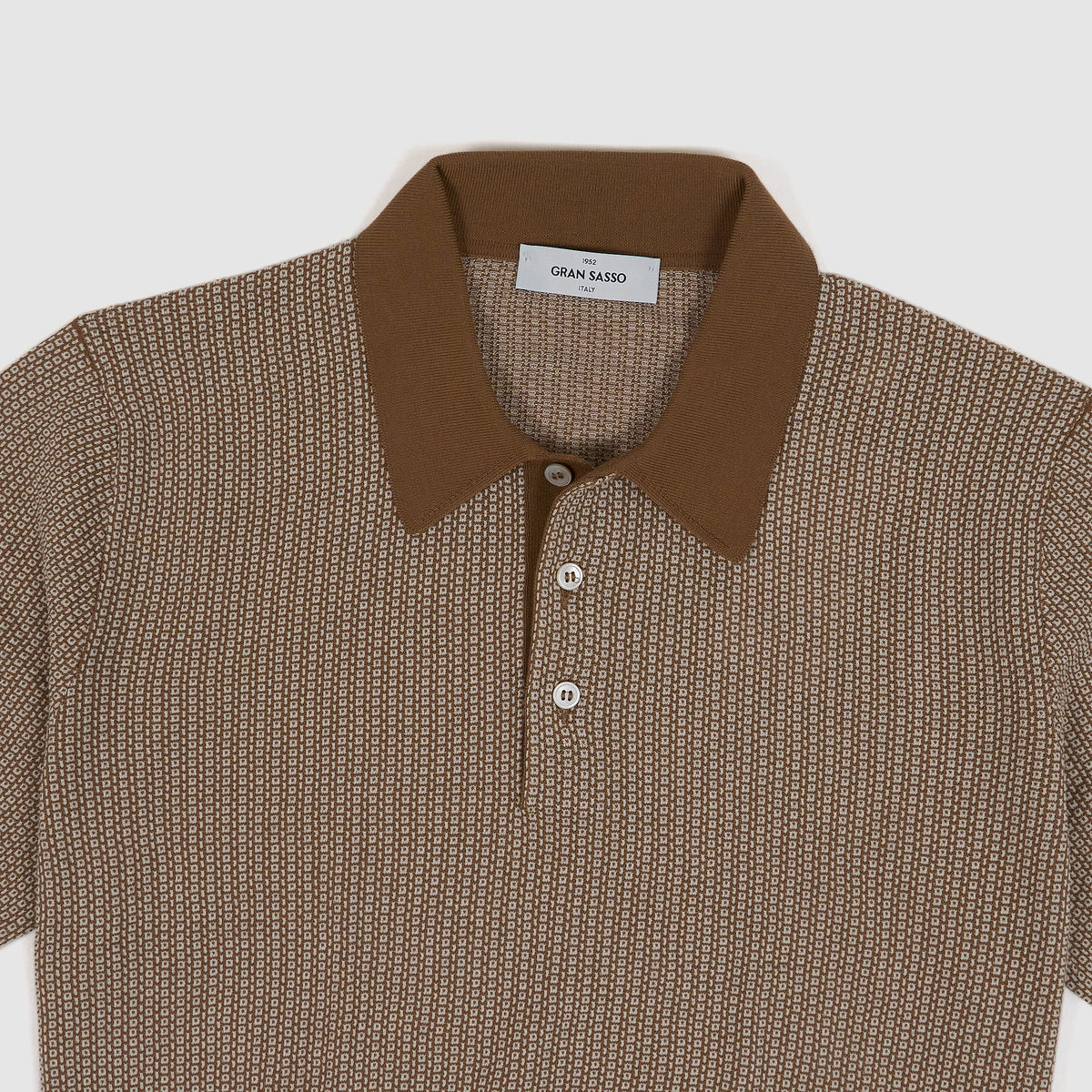 Gran Sasso Short Sleeve Tennis Polo Shirt