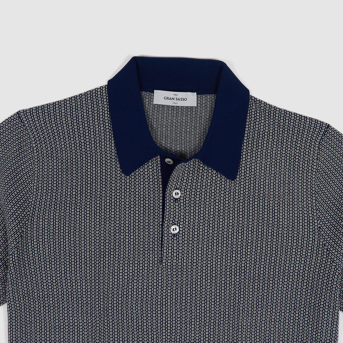 Gran Sasso Short Sleeve Tennis Polo Shirt