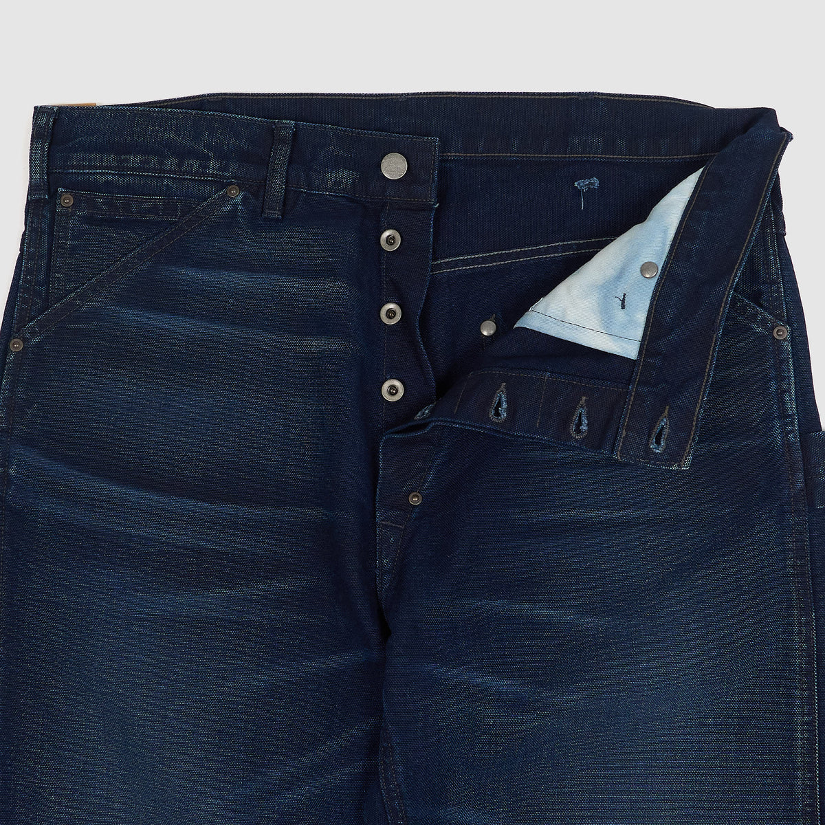 Double RLIndigo Dyed Canvas  Workpants