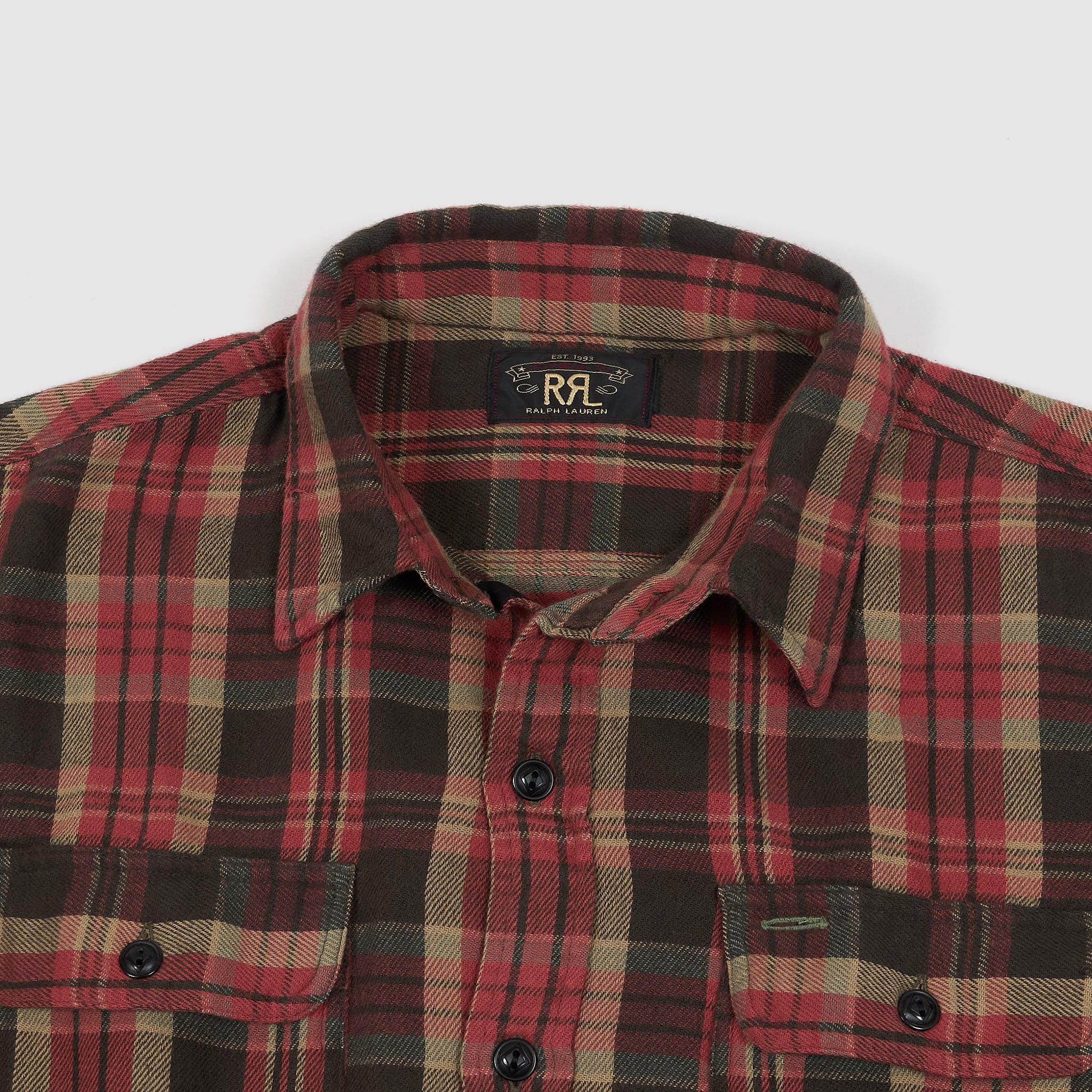 Double RL Plaid Lightweight Twill Workshirt - DeeCee style