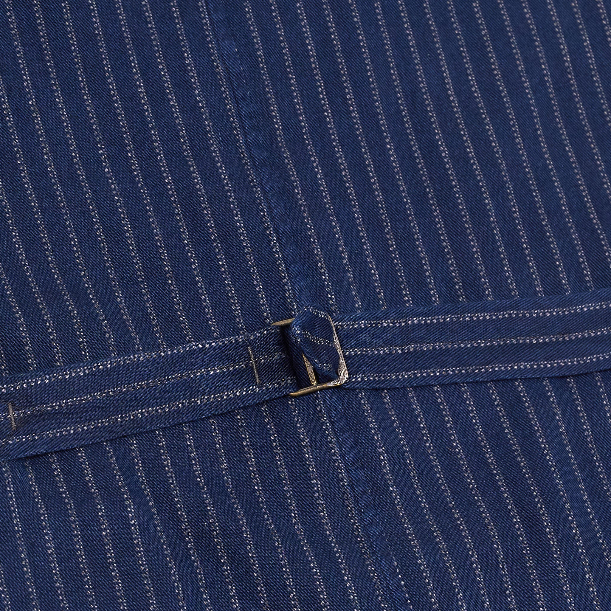 Double RL Indigo Striped Vest - DeeCee style