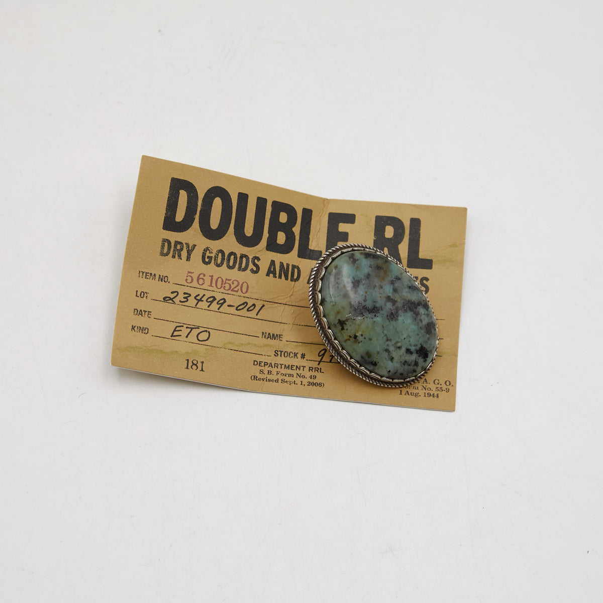 Double RL Turquoise Bandana Slider