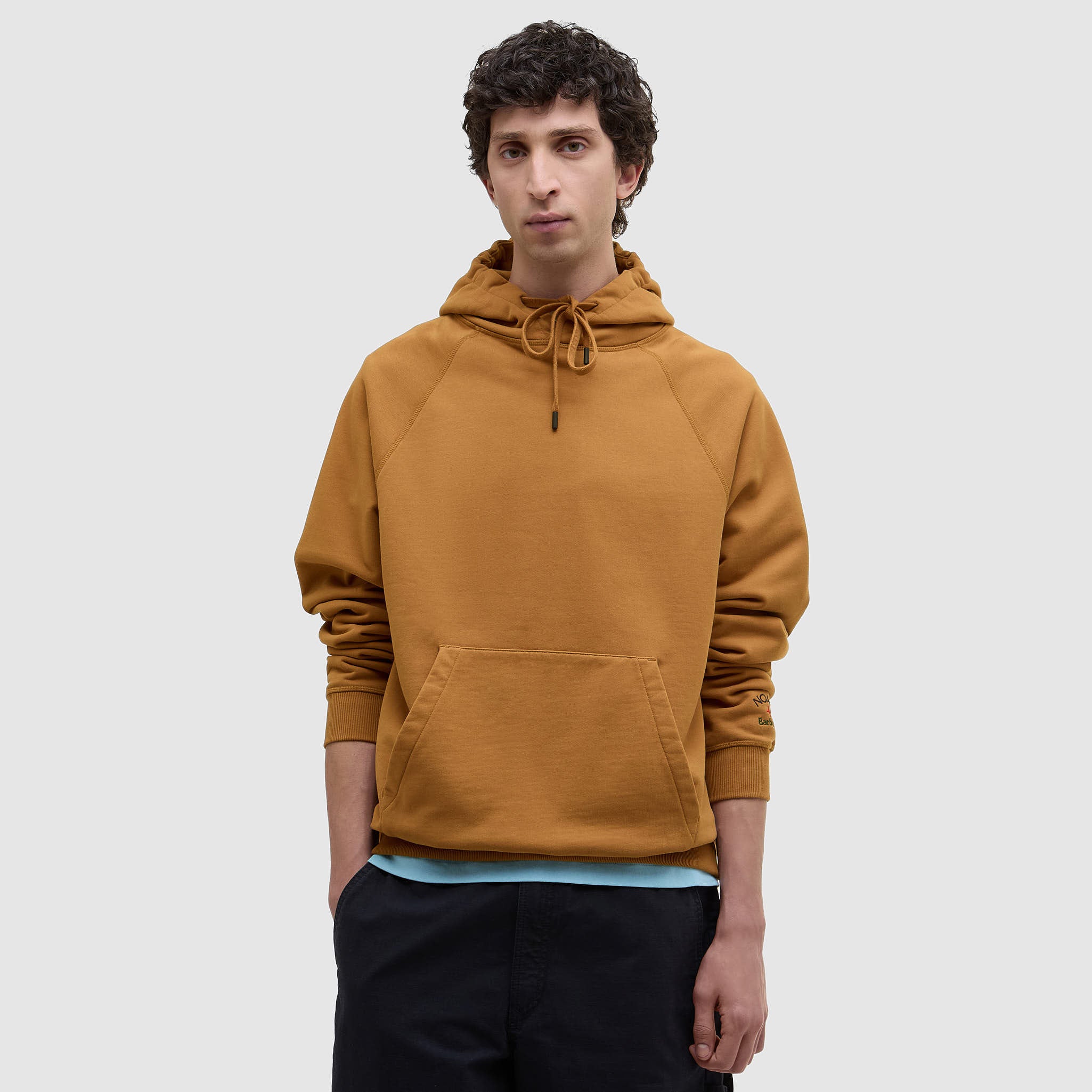 NOAH】 X BARBOUR RAGLAN HOODIE ☆ COTTON 100% Noah x Barbour