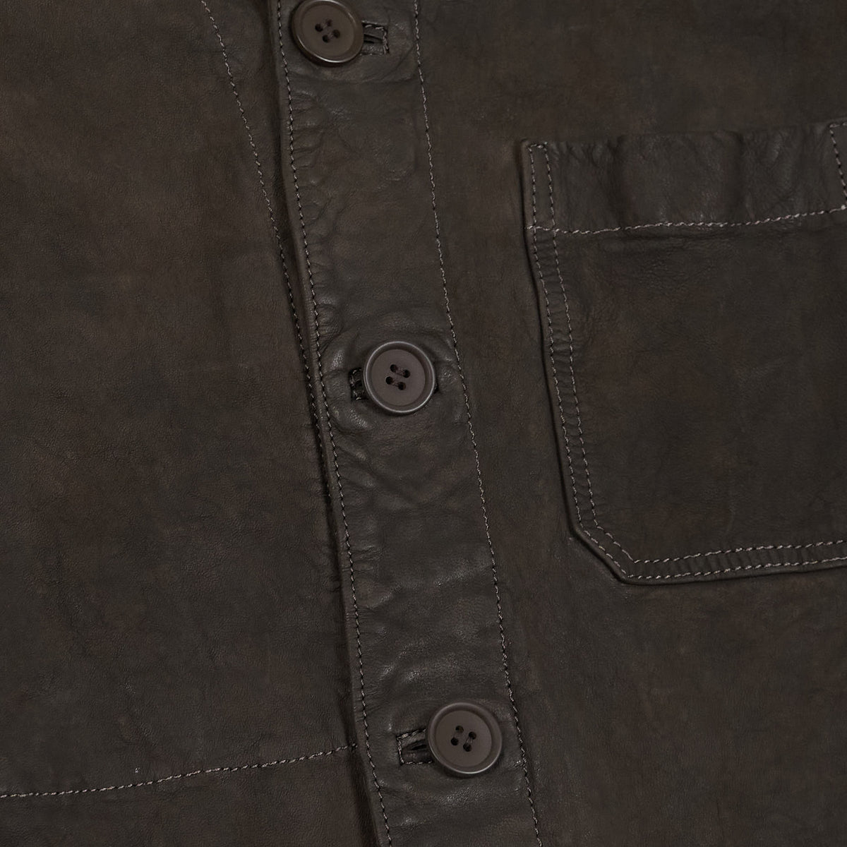 Salvatore Santoro Leather Chore Jacket Blazer