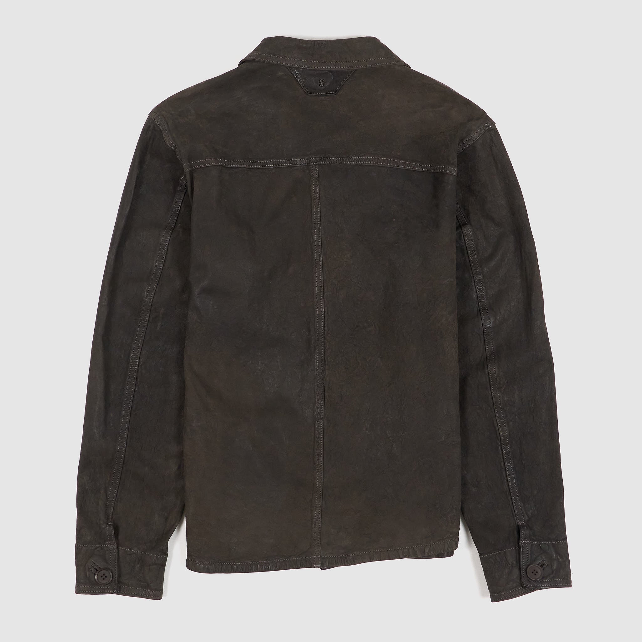 Salvatore Santoro Leather Chore Jacket Blazer - DeeCee style