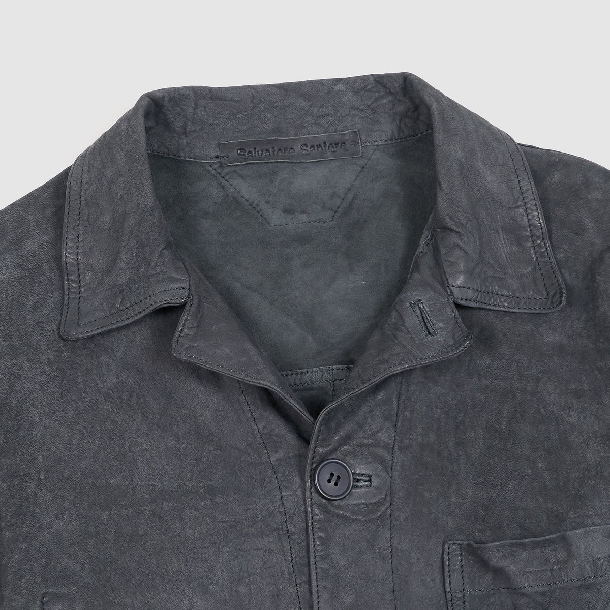 Salvatore Santoro Leather Chore Jacket Blazer
