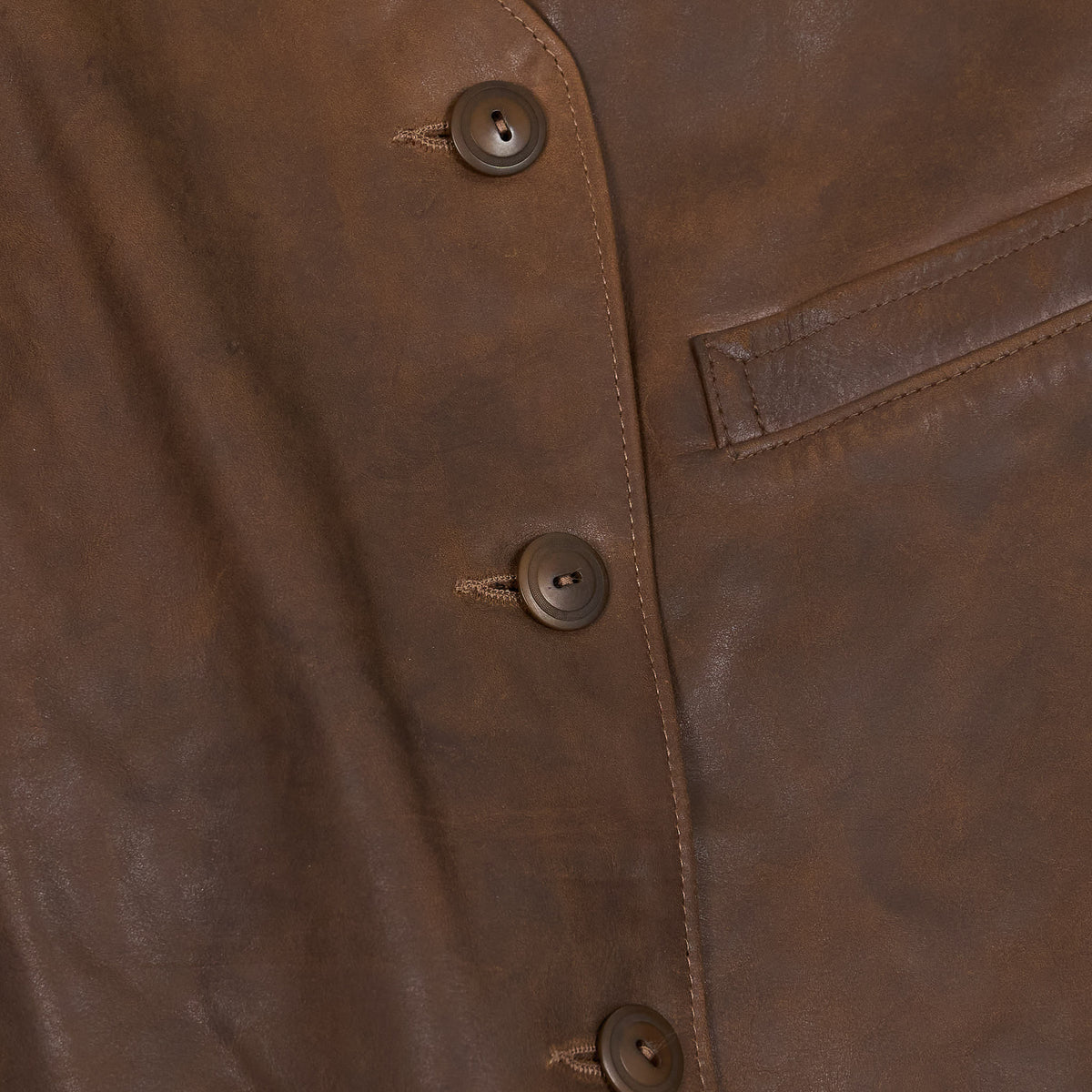 Double RL Ladies Cotton Sateen Sleeve Leather Jacket
