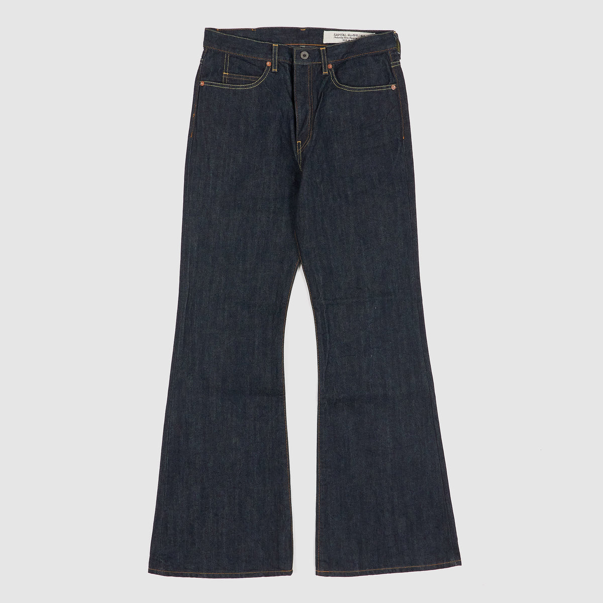 Kapital 5-Pocket 14oz Okabellbo Bootcut Jeans