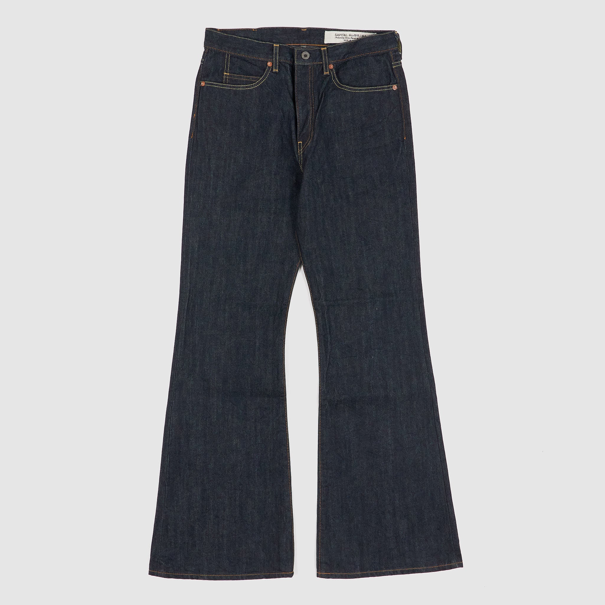 Kapital 5-Pocket 14oz Okabellbo Bootcut Jeans - DeeCee style