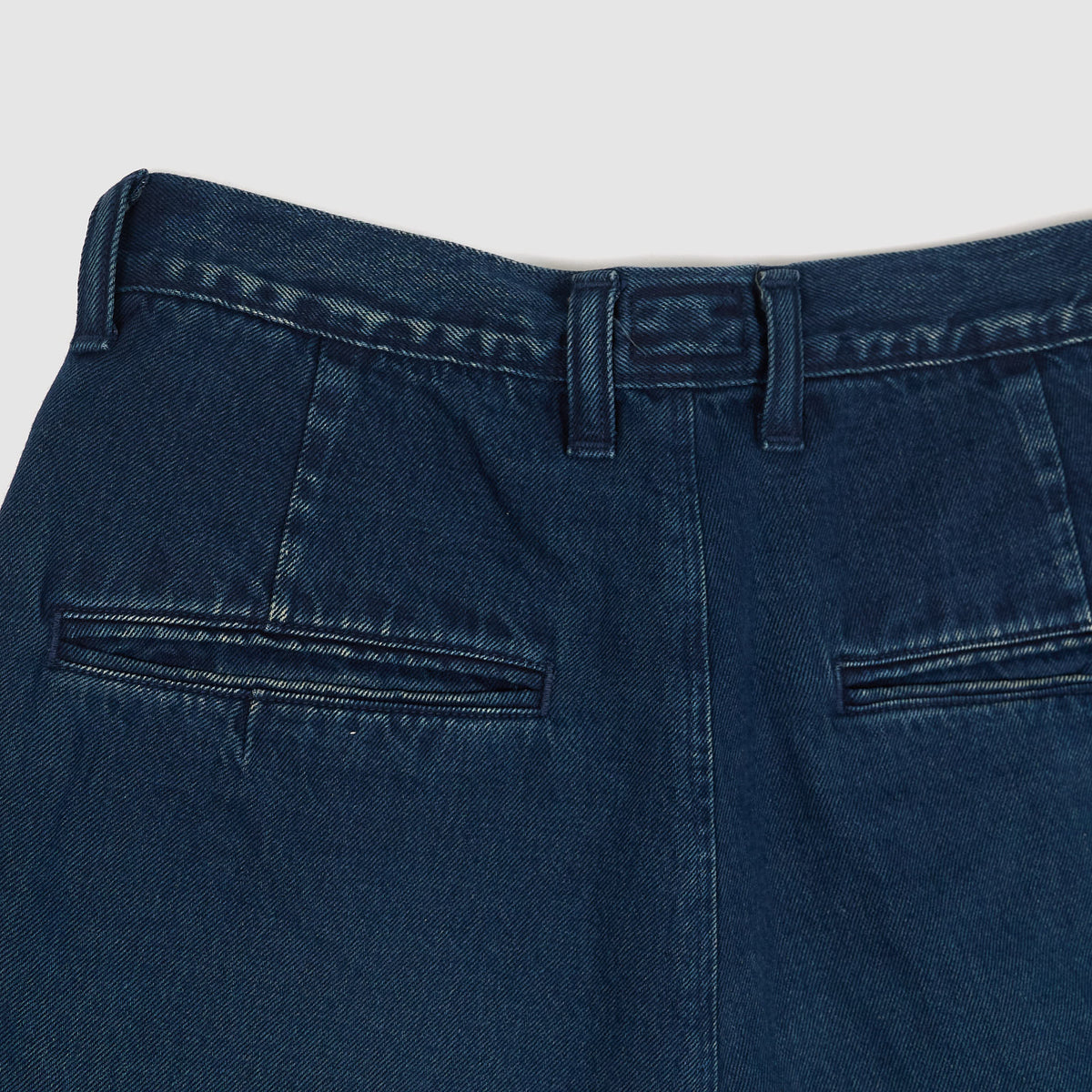 Kapital Denim Linen Patchwork Shorts