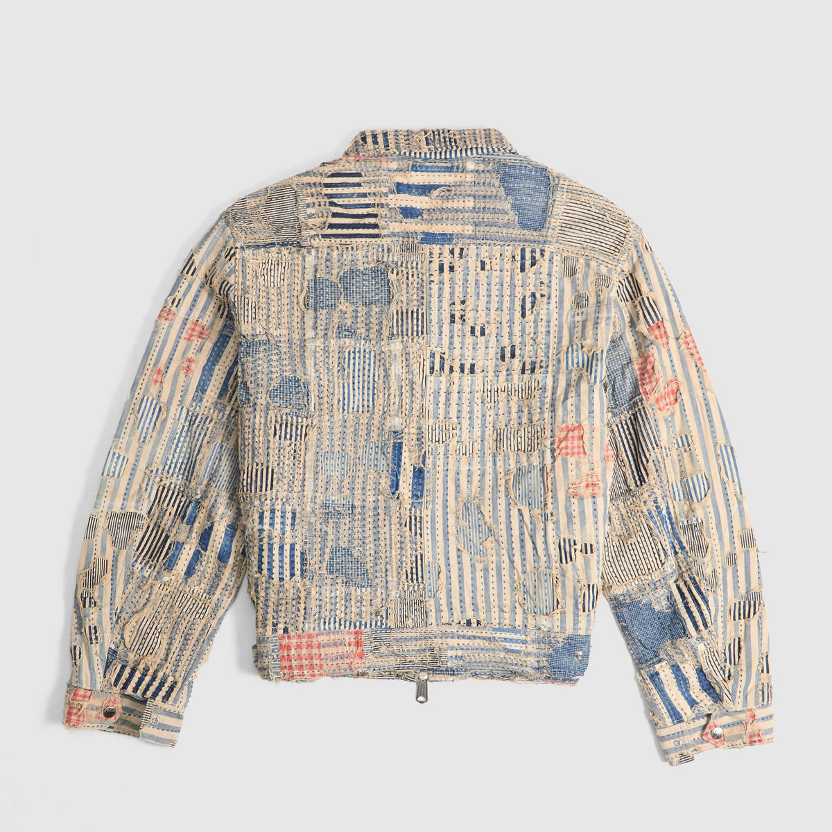 Kapital Distressed Patchwork Boro Work Jacket