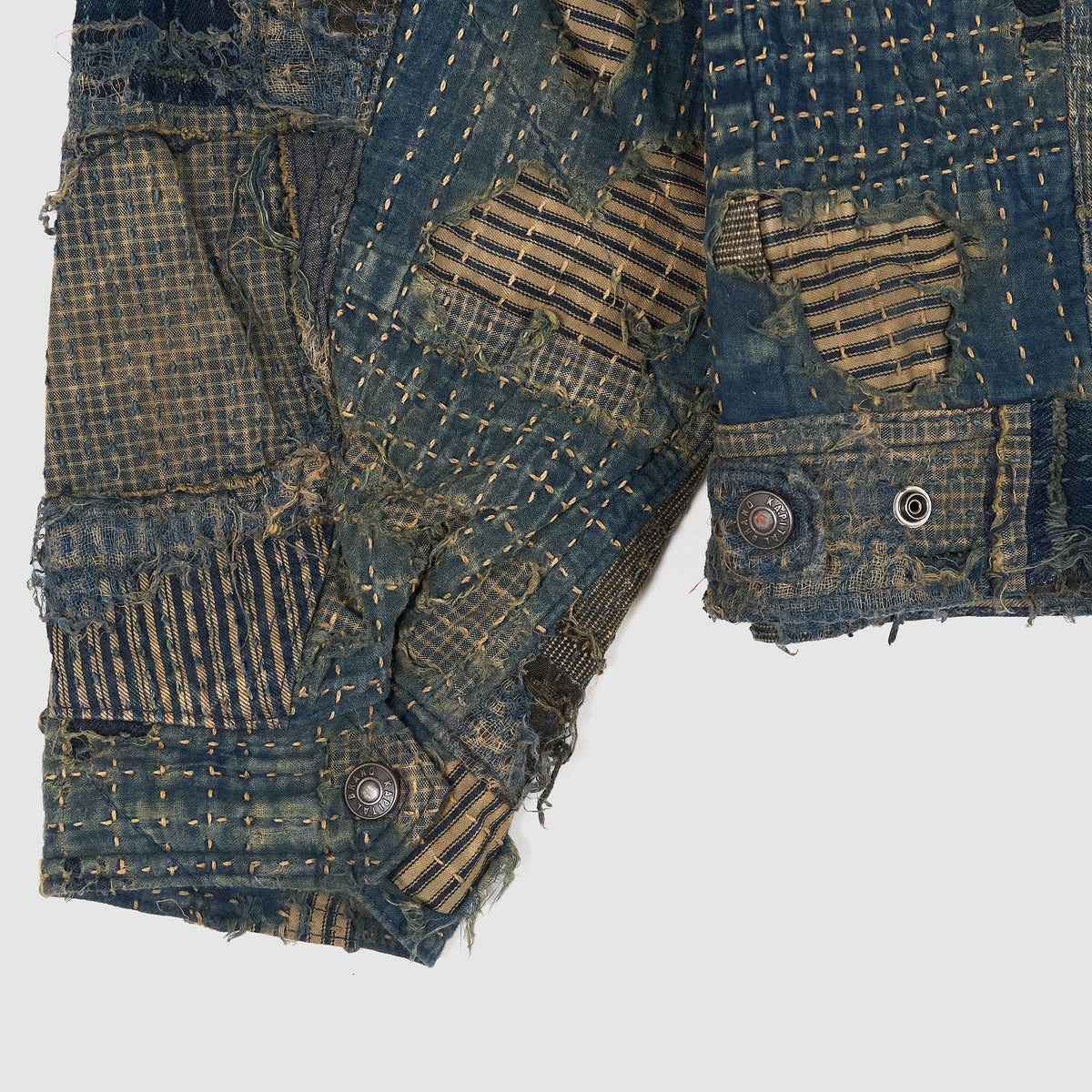 Kapital Distressed Patchwork Boro Work Jacket