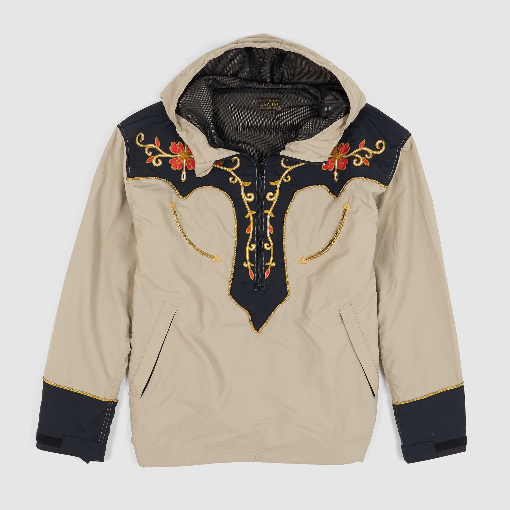 Kapital Embroidered Two Tone Western Anorak Parka - DeeCee style