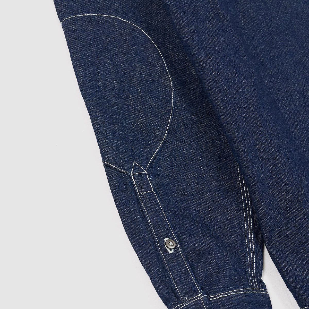 Freenote Cloth Navy Combo Denim Shirt