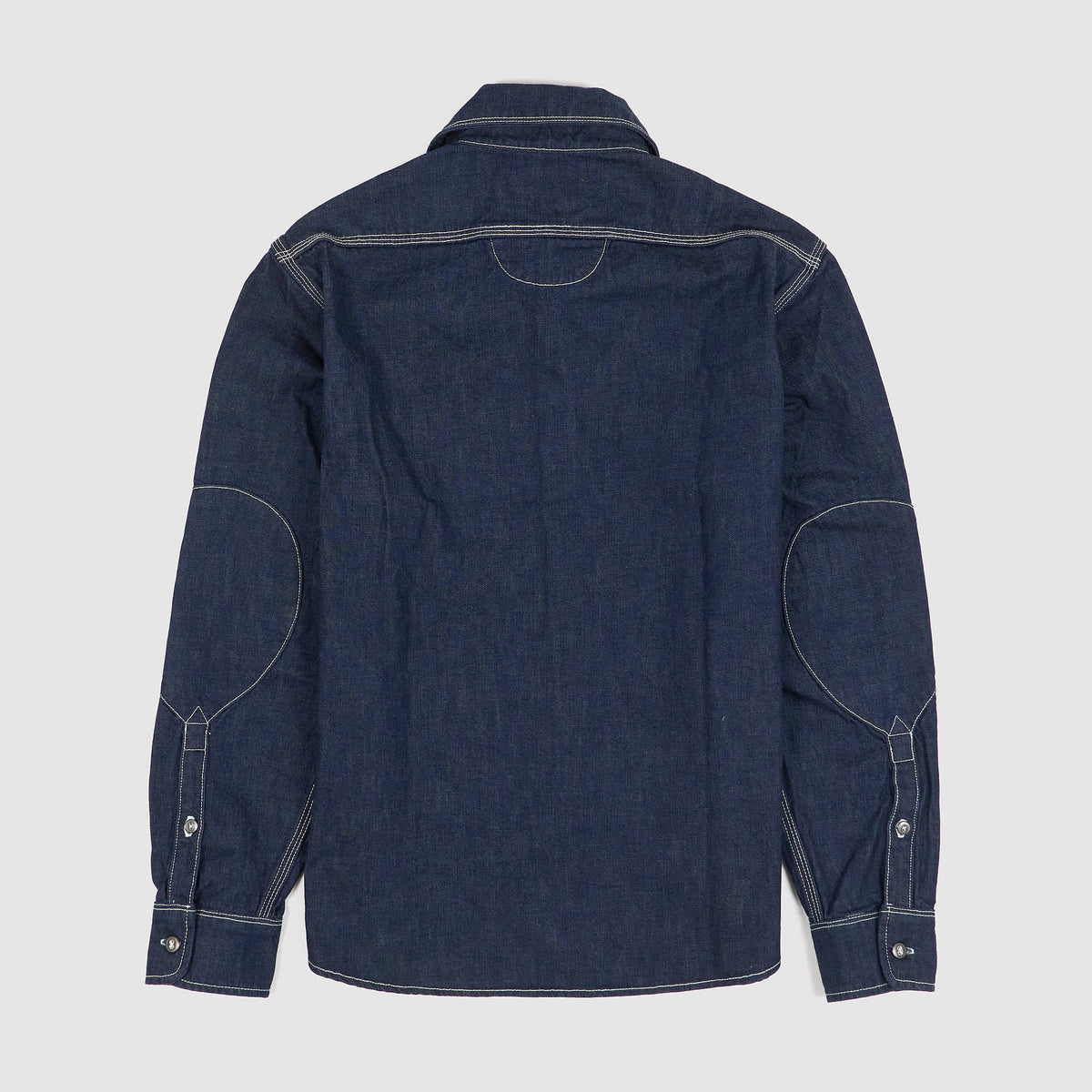 Freenote Cloth Navy Combo Denim Shirt