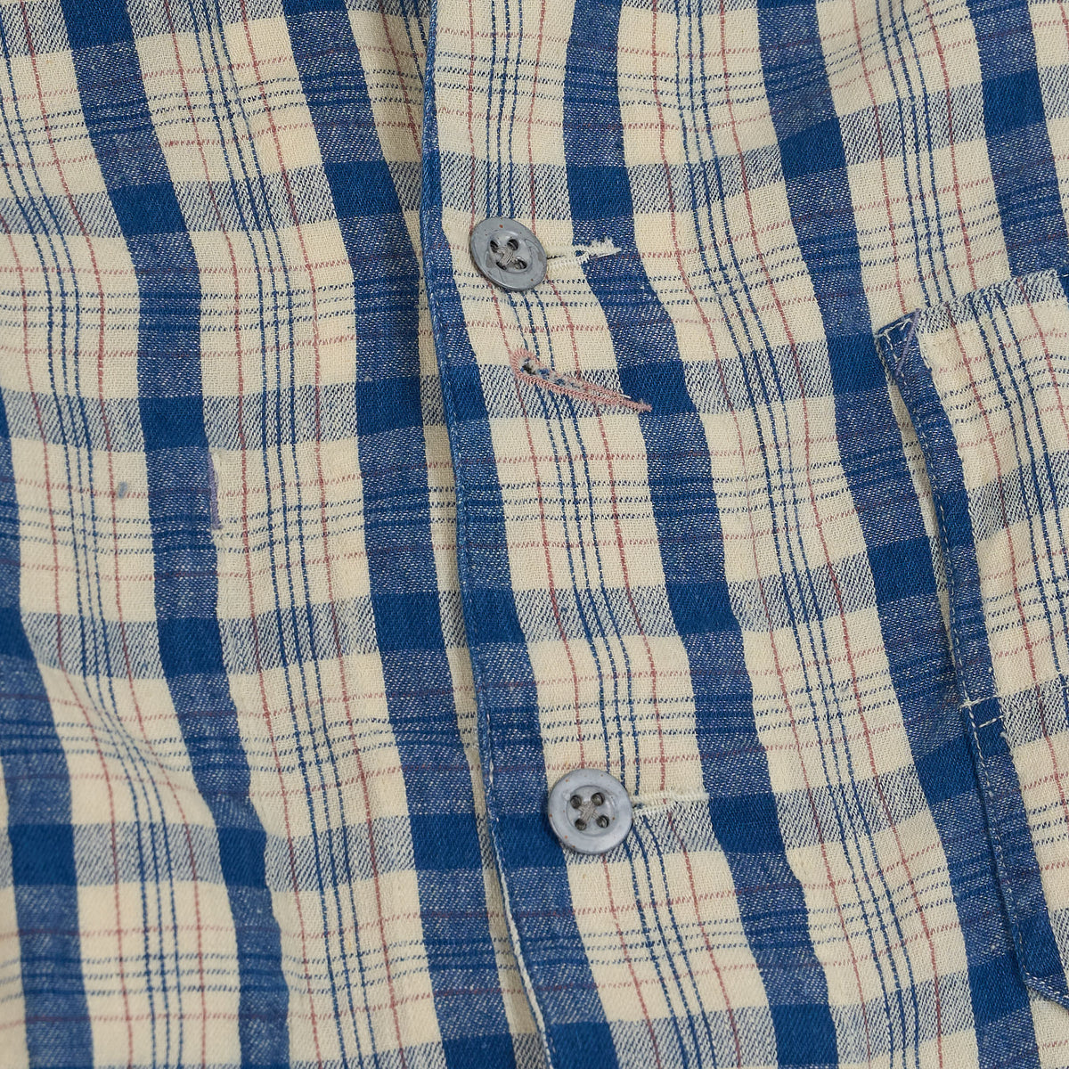 Double RL Madras Plaid Overshirt Blazer