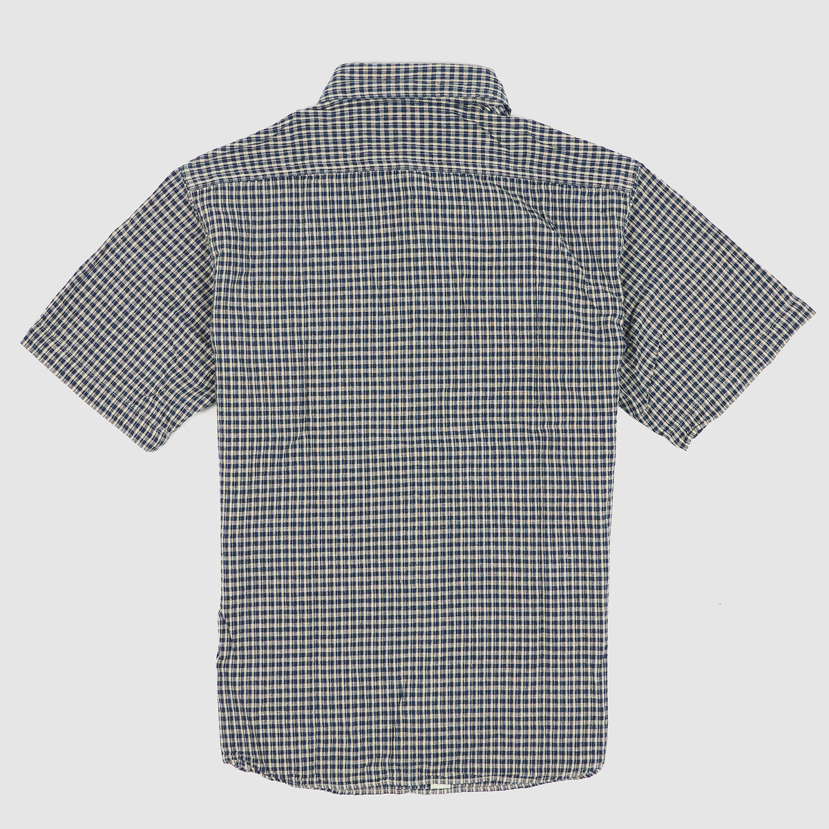 Double RL Short Sleeve Seersucker Sports Shirt