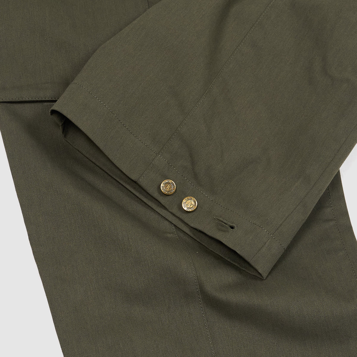 Golden Goose Loose Fitted Mix Fabric Cargo Pant