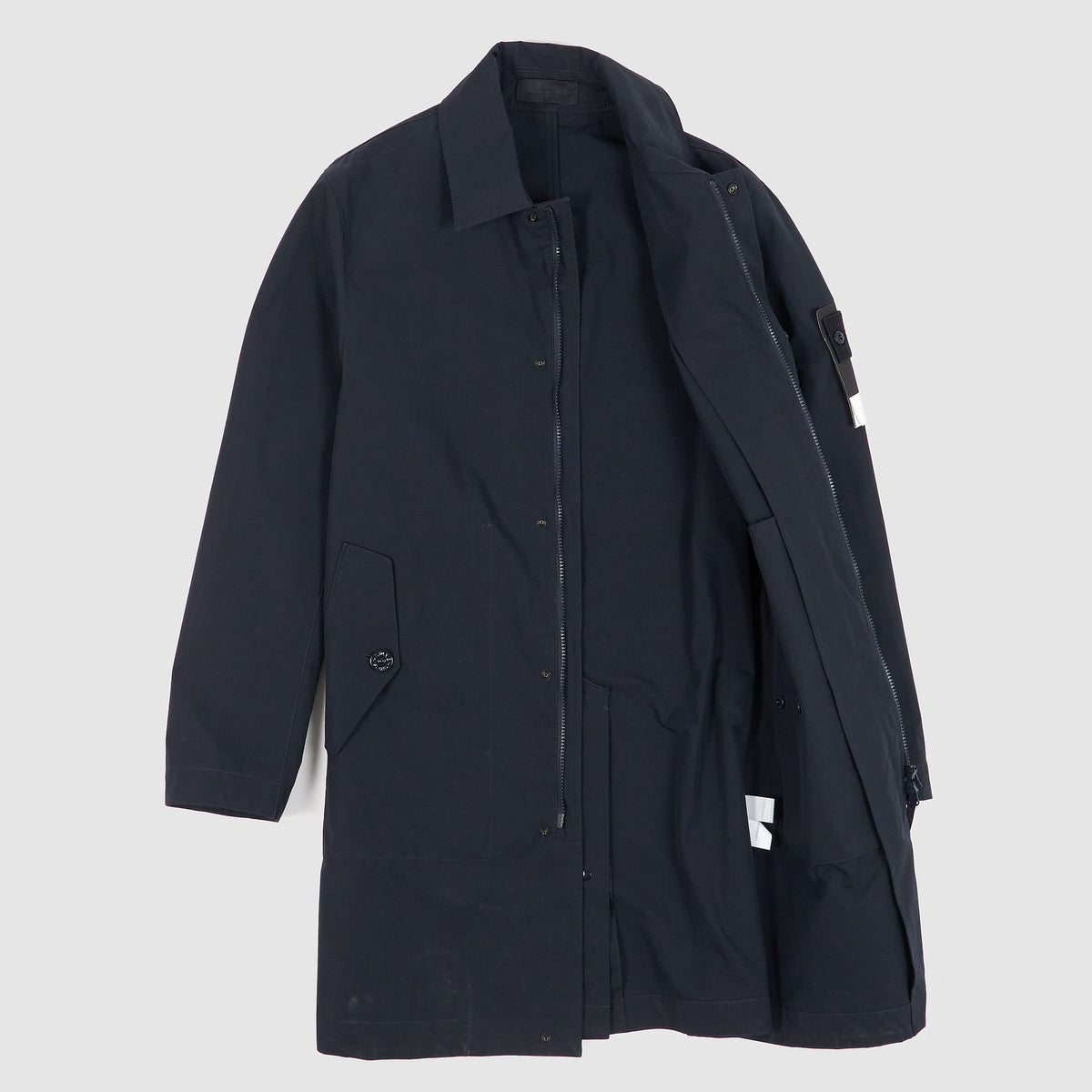 Stone Island Ghost Piece Weatherproof Trench Coat