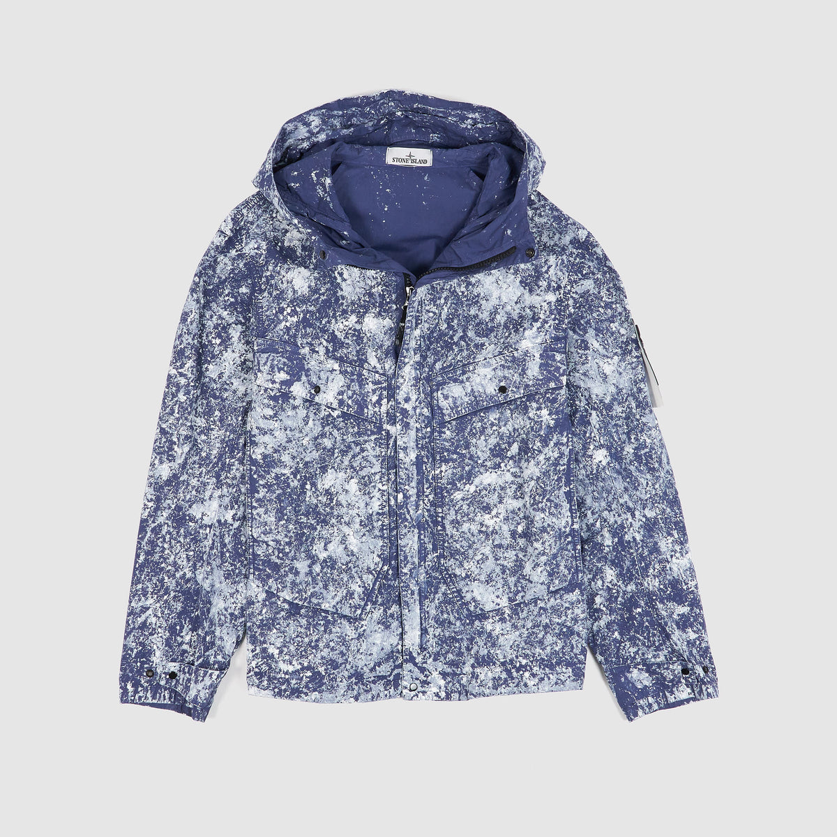 Stone Island White Pigment Short Parka
