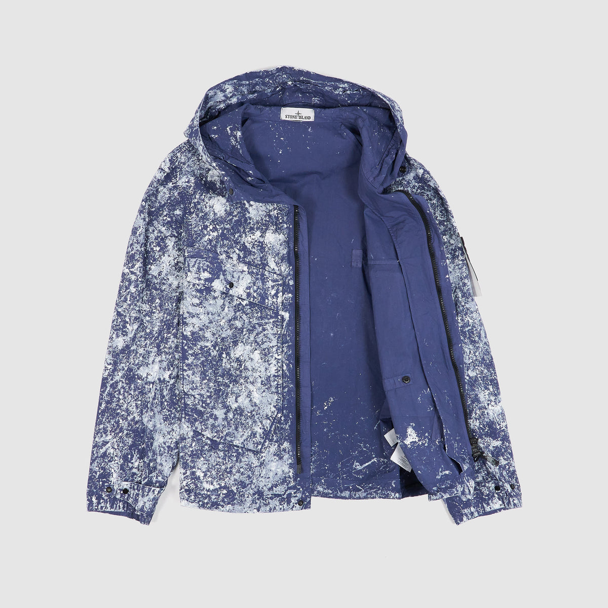 Stone Island White Pigment Short Parka