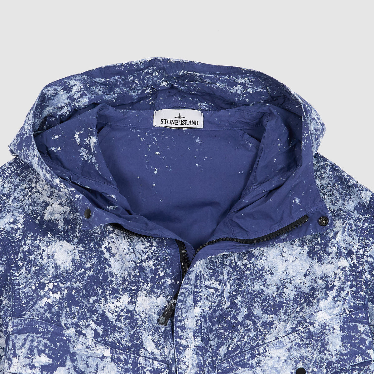 Stone Island White Pigment Short Parka