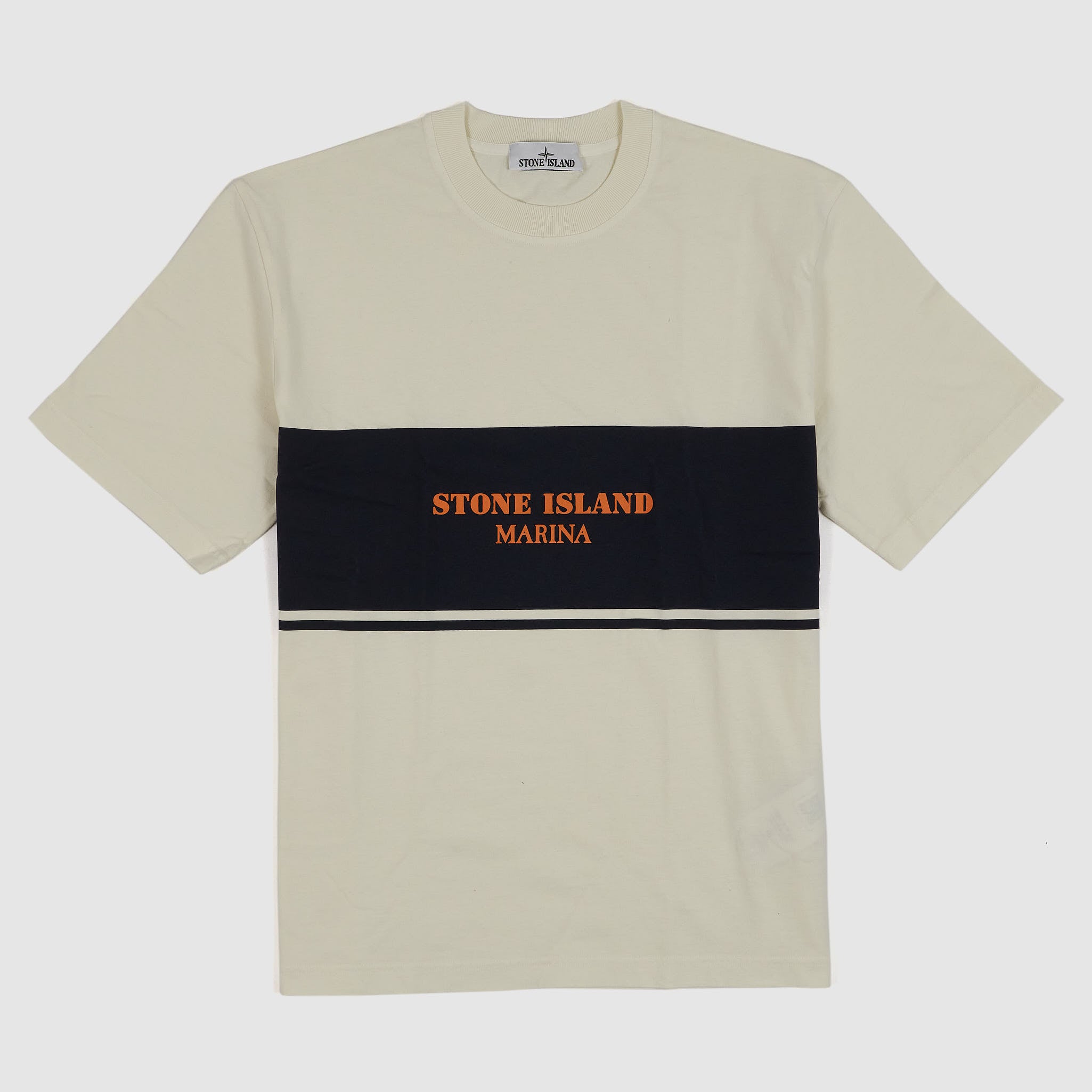 Stone Island Crew Neck Marina Logo T-Shirt - DeeCee style