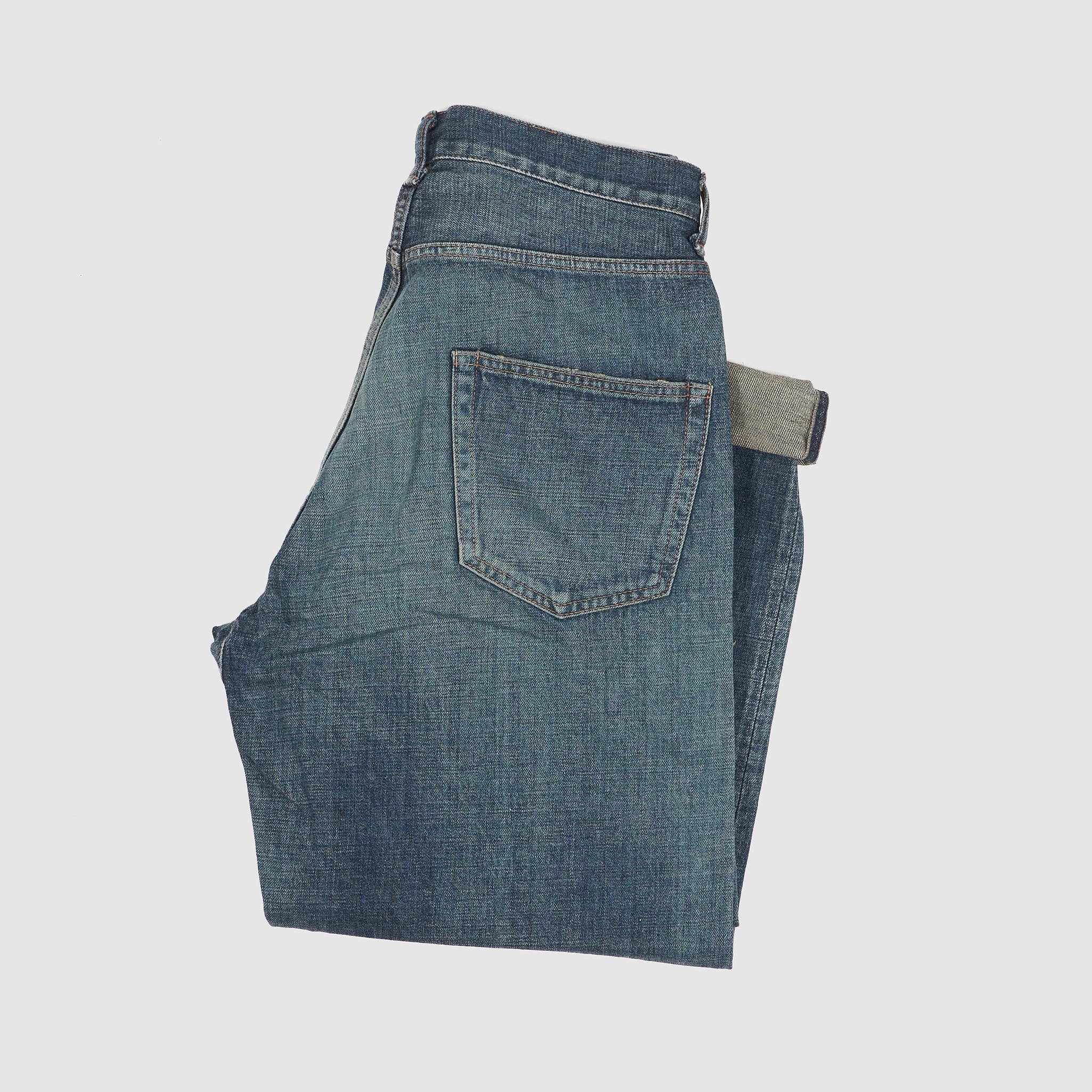 nanamica Selvage Wide Fitted Denim Pants - DeeCee style