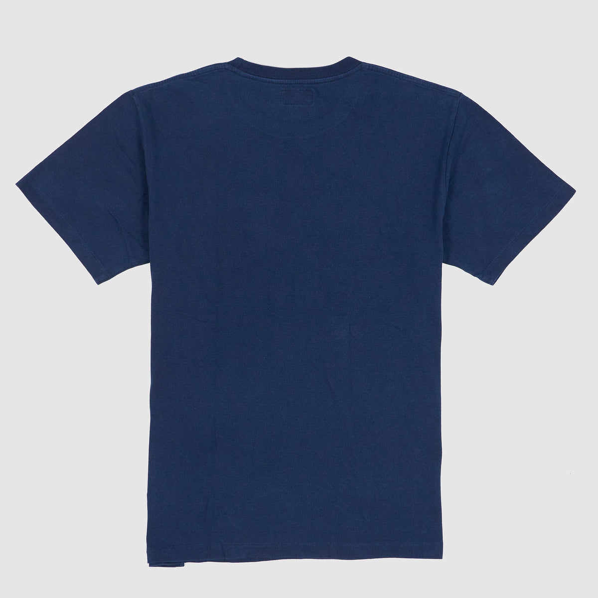 Blue Blue Japan Printed Batik Indigo Crew Neck T-Shirt