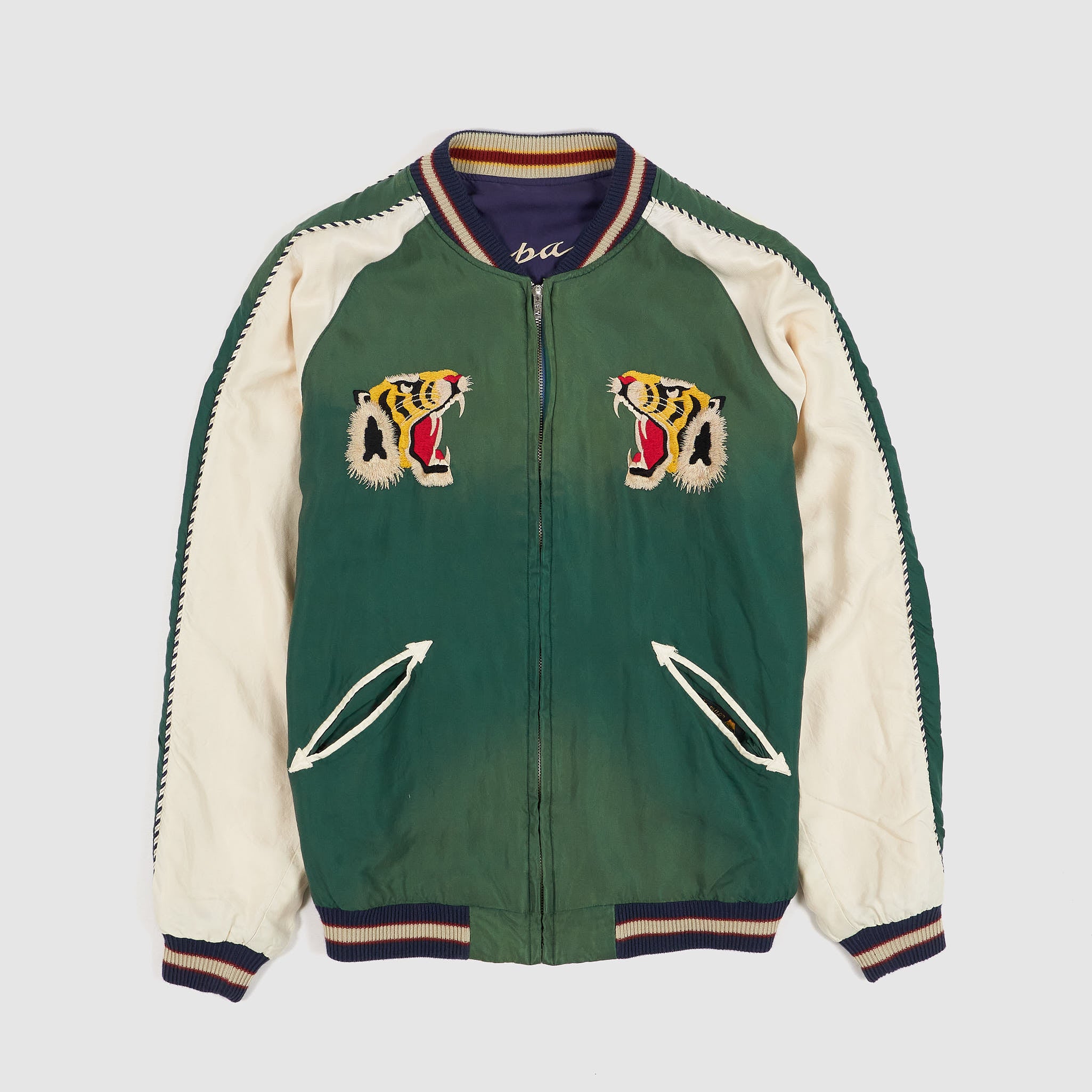 Taylor Toyo Tiger-Dragon Reversible Souvenir Jacket - DeeCee style
