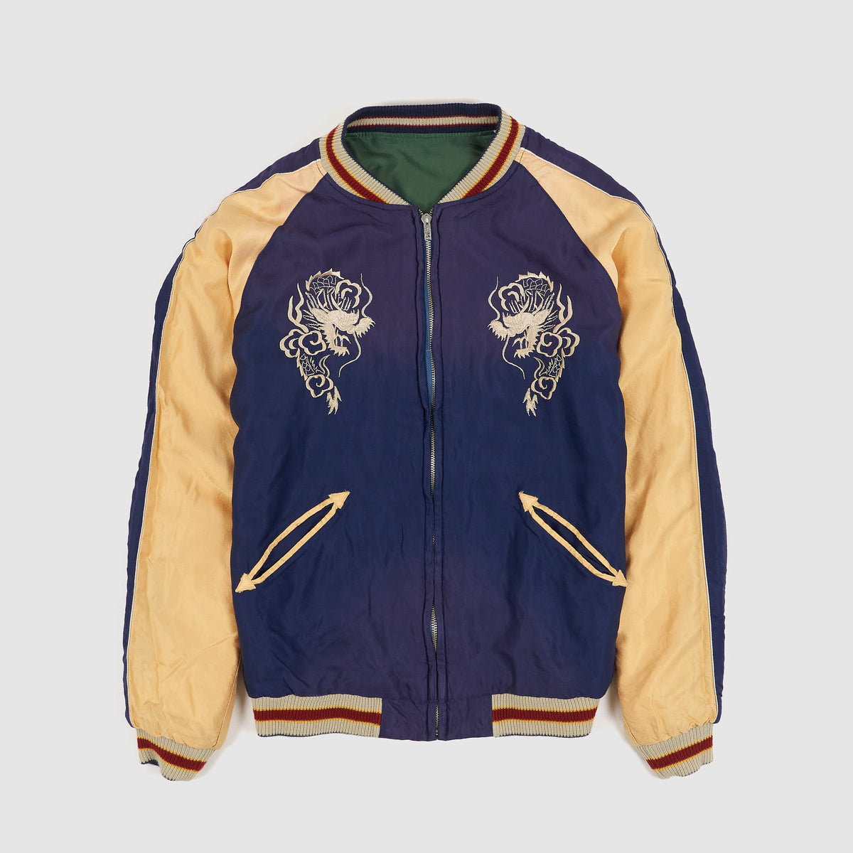 Taylor Toyo Tiger-Dragon Reversible Souvenir Jacket