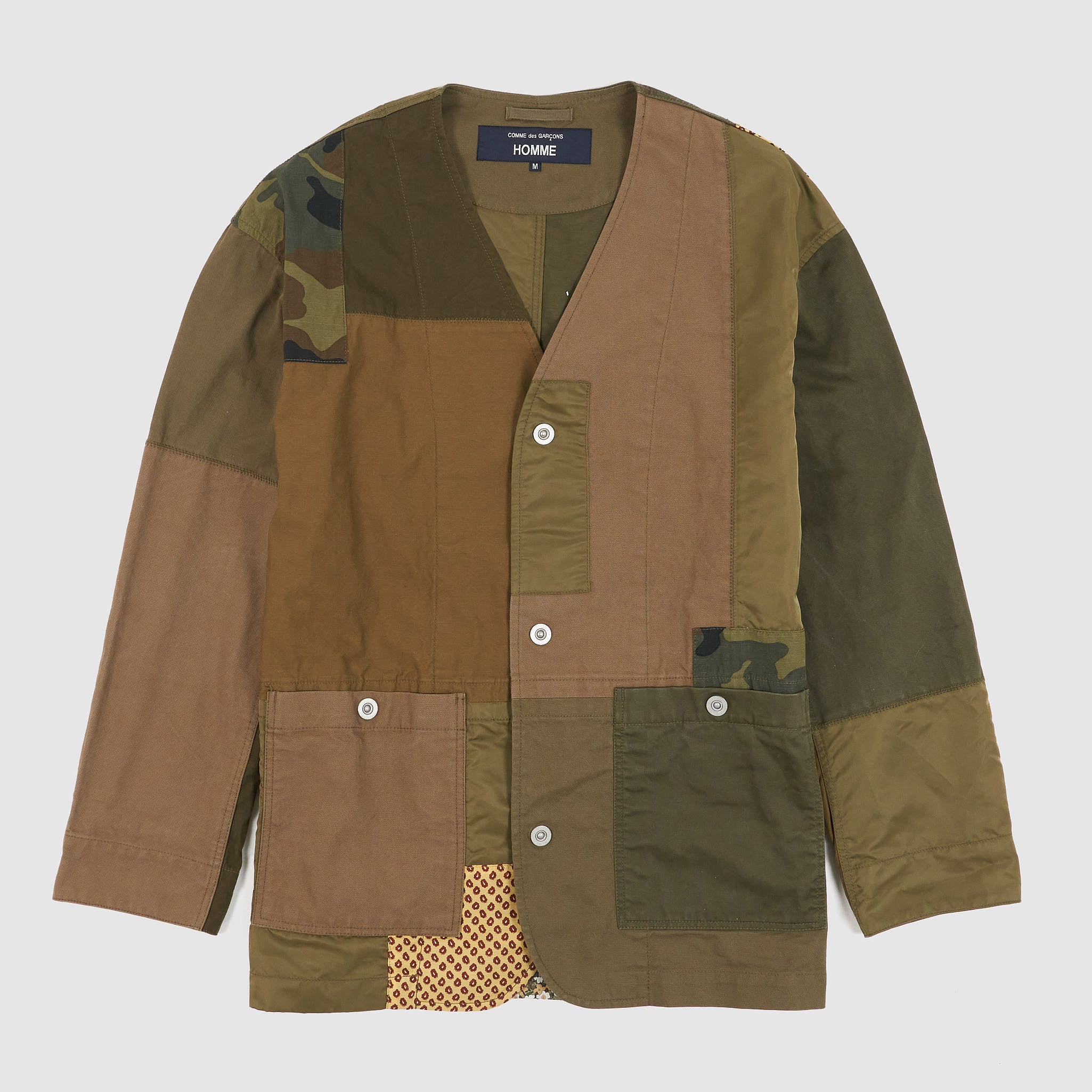 Comme Des Garçons Homme Patchwork Kimono Jacket - DeeCee style