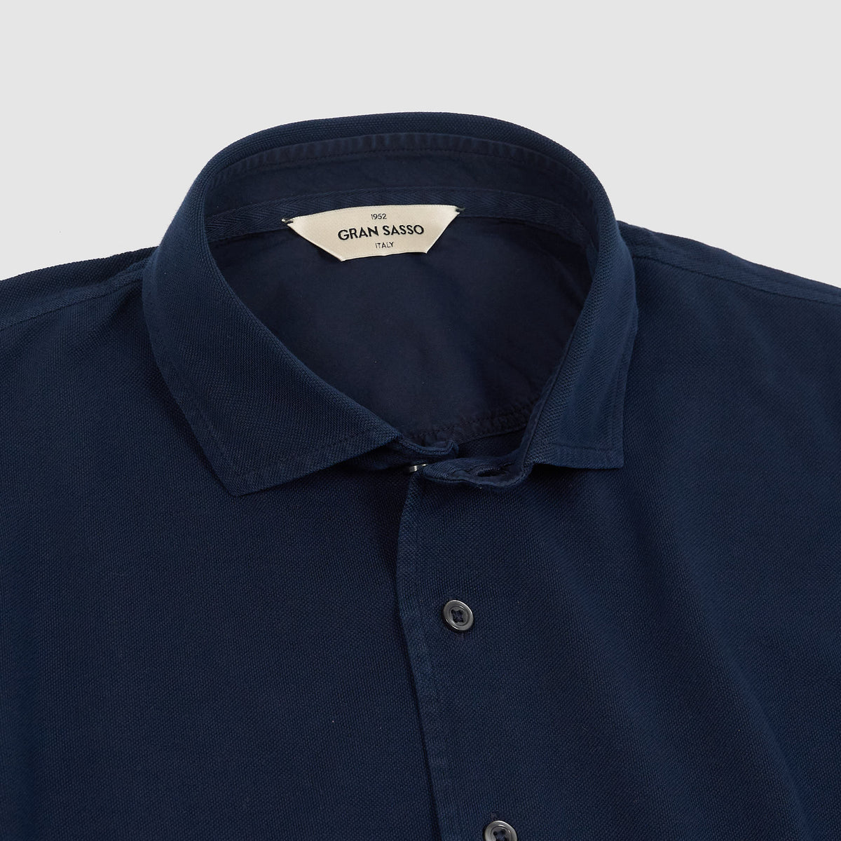 Gran Sasso Piqué Long Sleeve Shirt