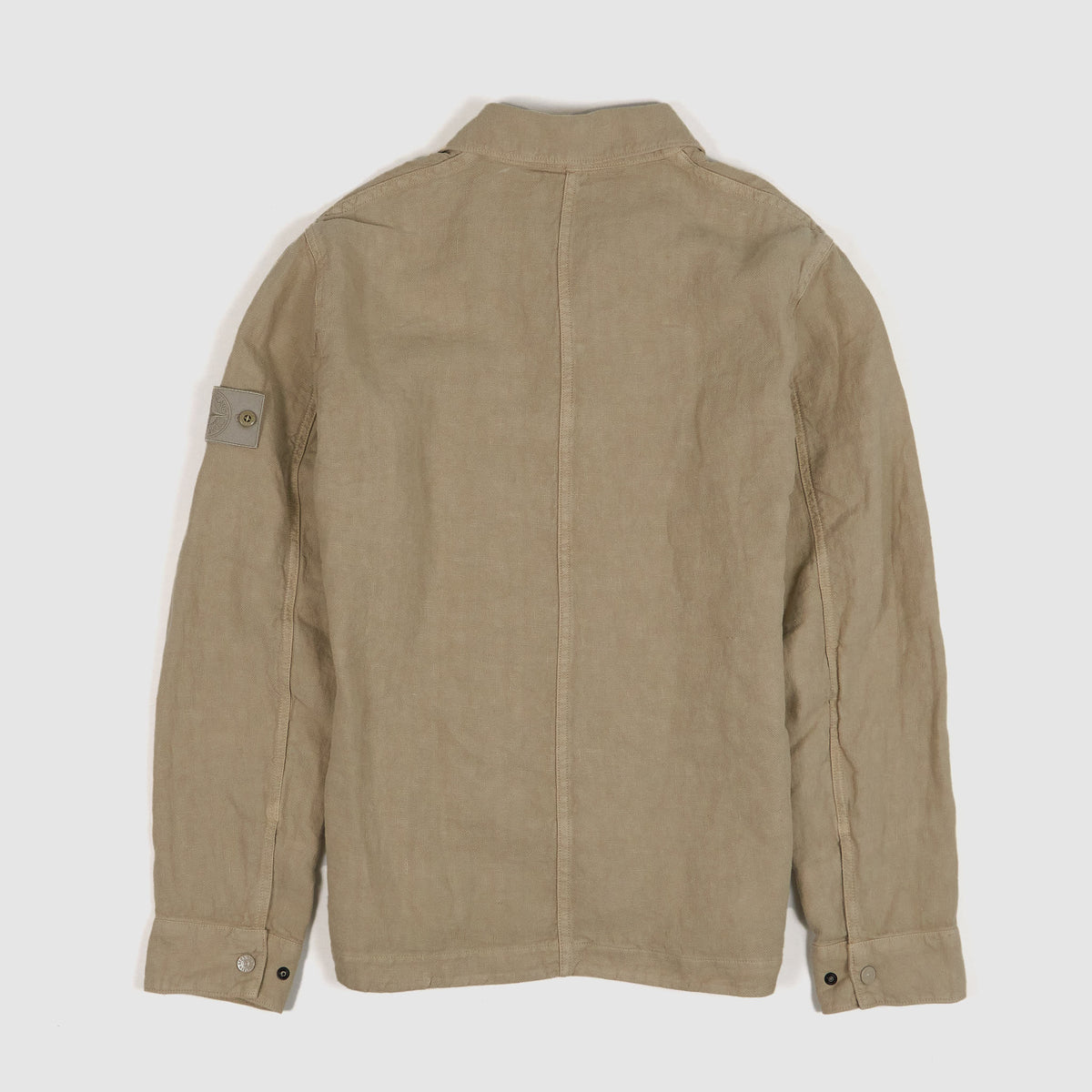 Stone Island Ghost Piece Heavy Linen Overshirt