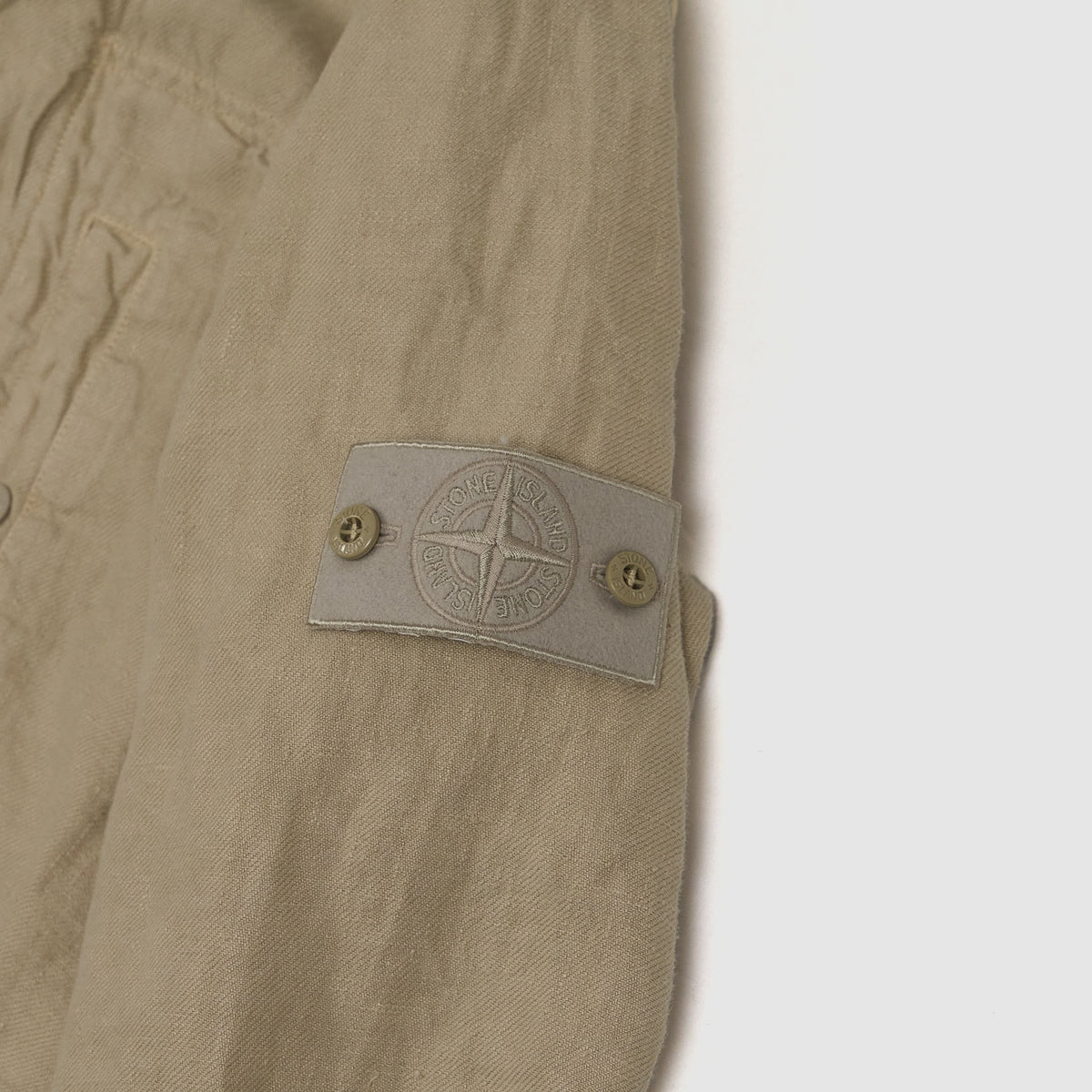 Stone Island Ghost Piece Heavy Linen Overshirt