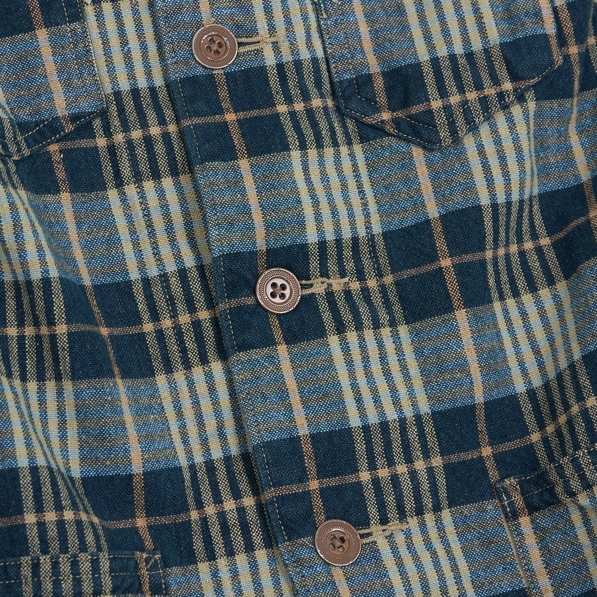 Double RL Ladies Plaid Blazer Shirt Jacket