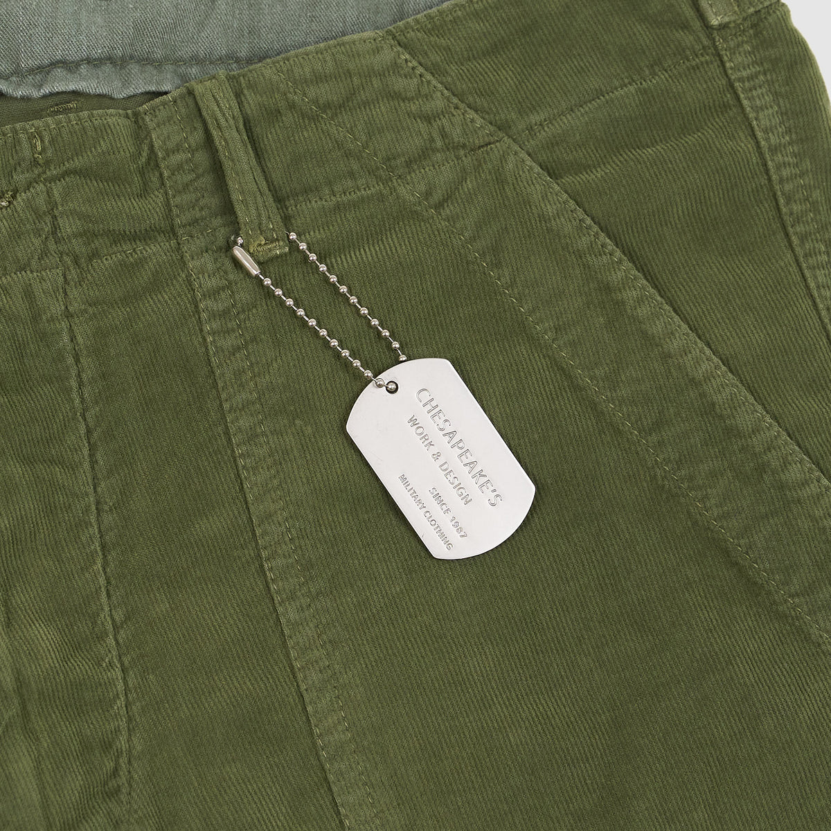 Chesapeake&#39;s Corduroy Fatigue Bermuda Shorts