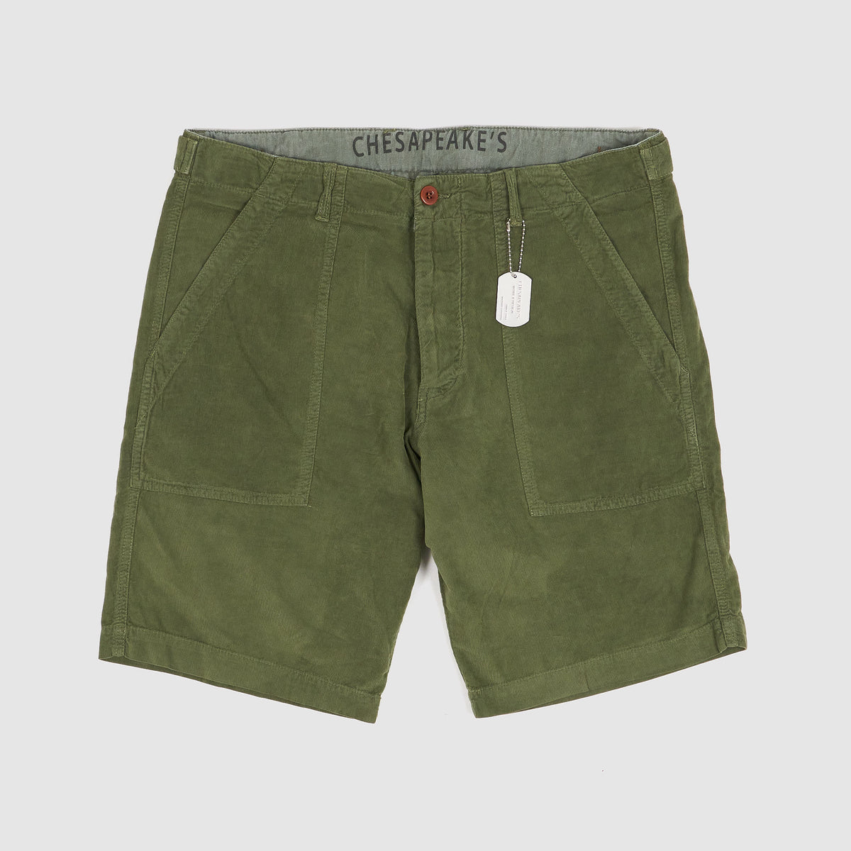 Chesapeake&#39;s Corduroy Fatigue Bermuda Shorts