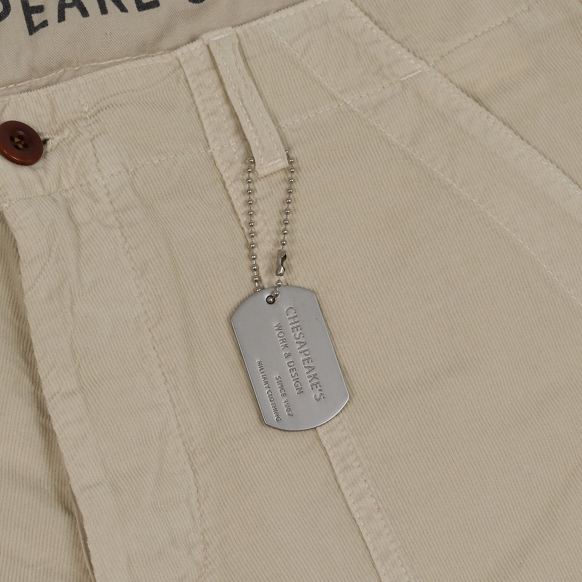 Chesapeake&#39;s Corduroy Fatigue Bermuda Shorts