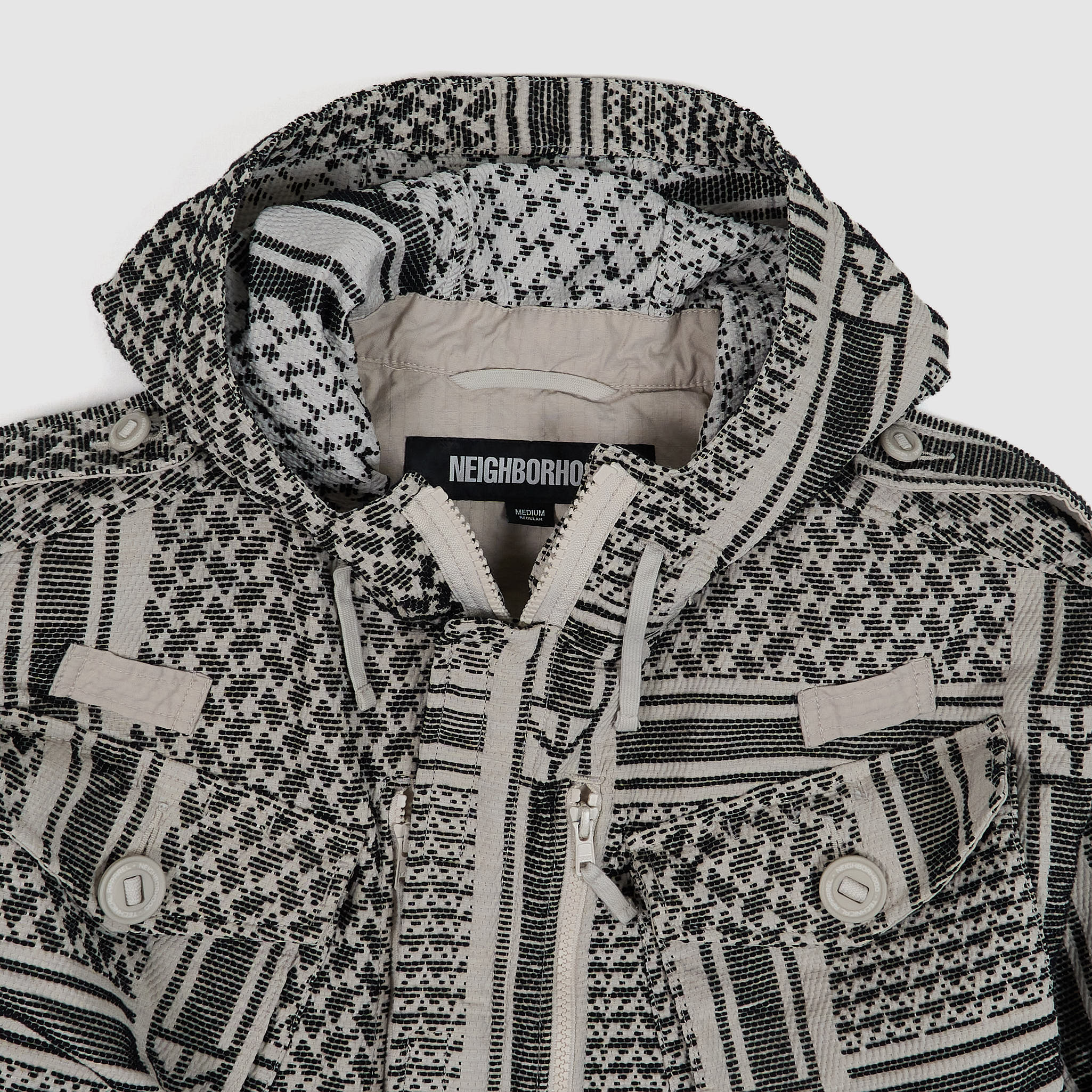 Neighborhood Jacquard Smock Jacket - DeeCee style