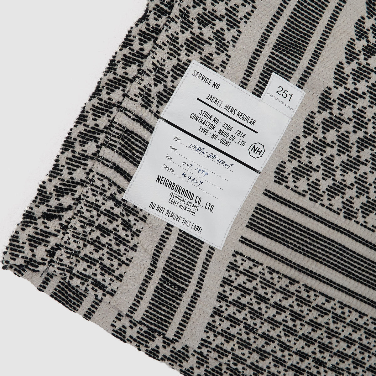 Neighborhood Jacquard Smock Jacket