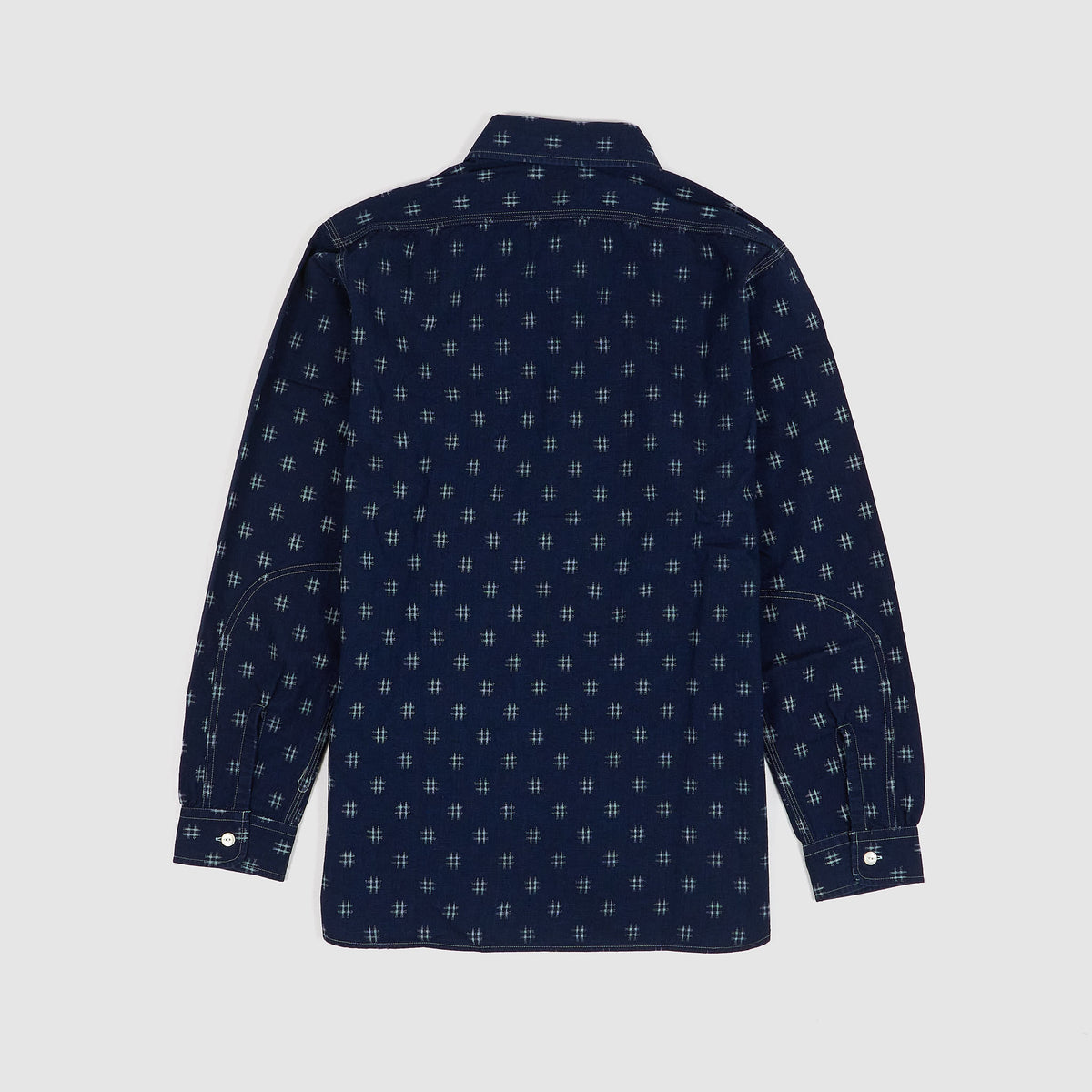 Needles Japan Printed Kasuri Work Shirt