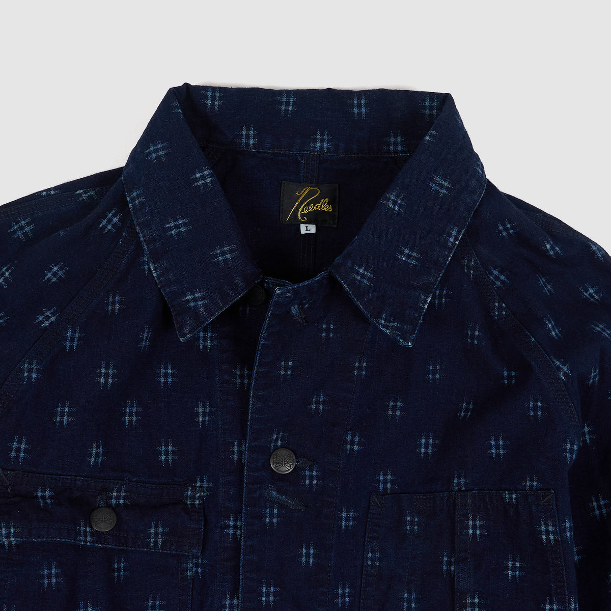 Needles Kasuri Multi Pocket Work Jacket