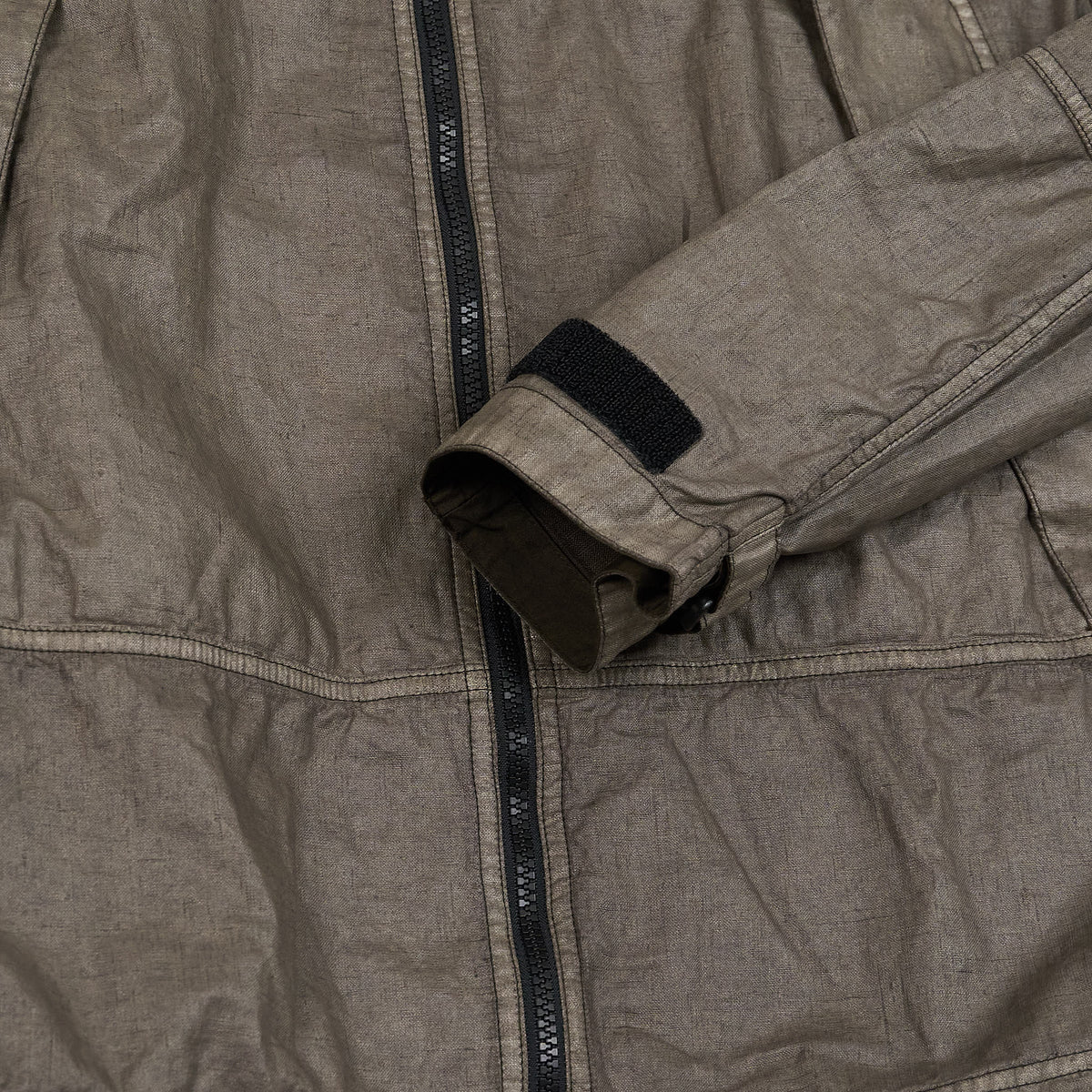 Stone Island Raw linen Plated OVD Jacket